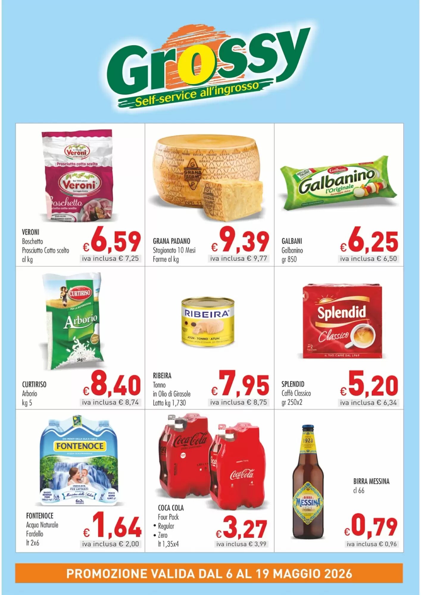 Volantino promozionale Grossy  valide dal 06/05/2026 - Pagina 1.