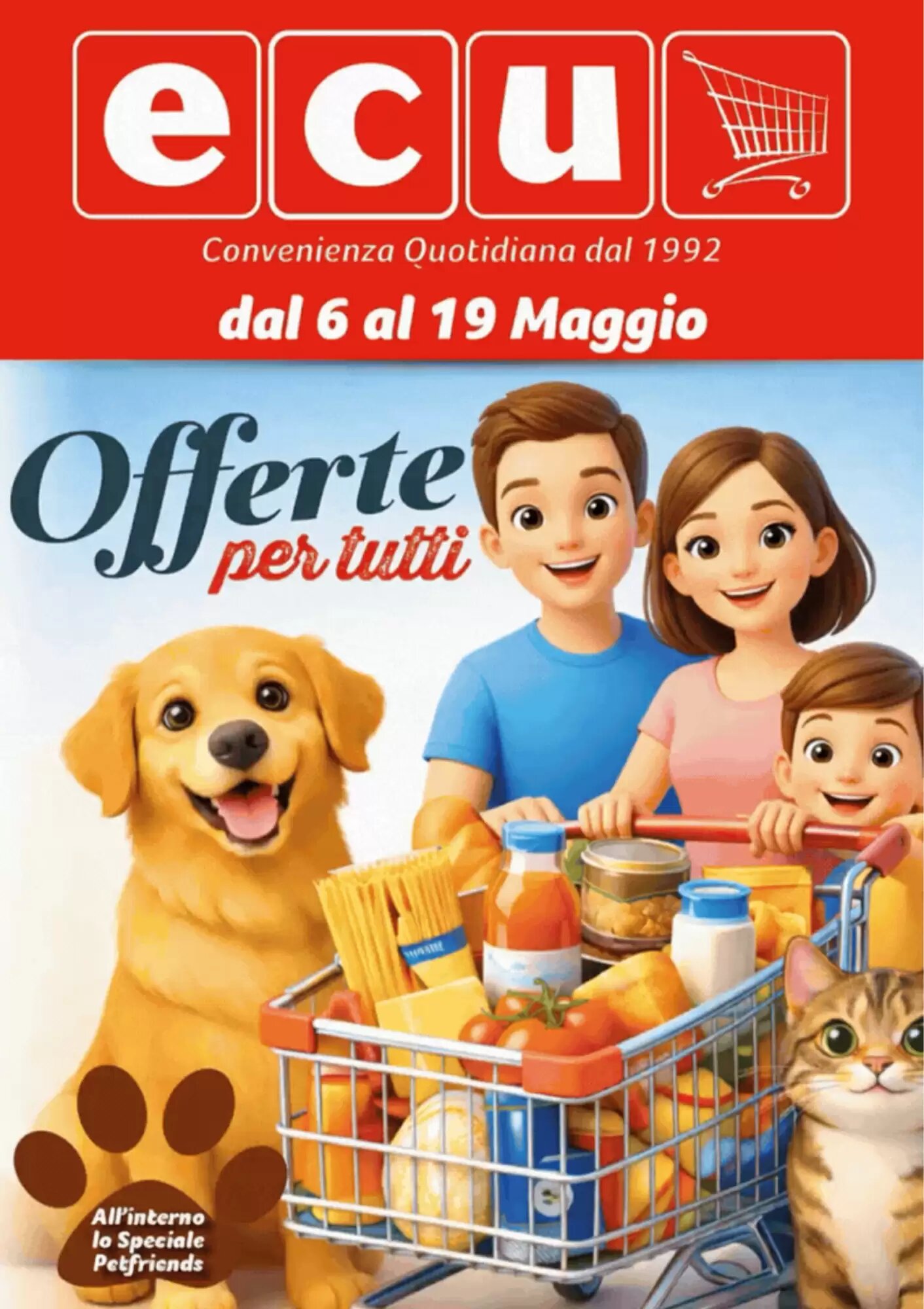 Volantino promozionale Ecu Discount  valide dal 06/05/2026 - Pagina 1.