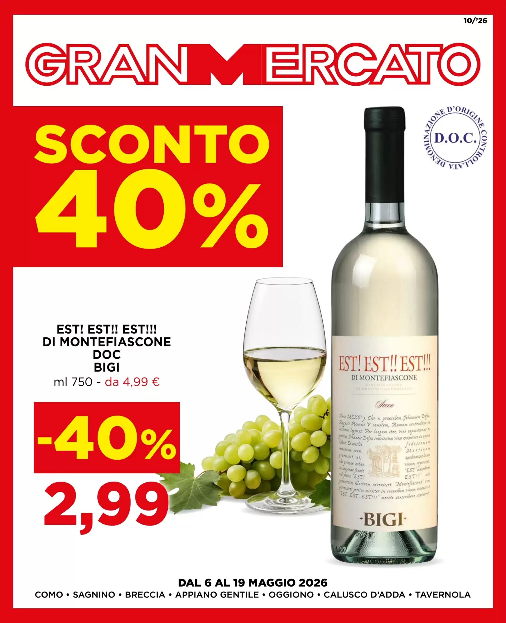 Volantino promozionale Gran mercato  valide dal 06/05/2026 - Pagina 1.