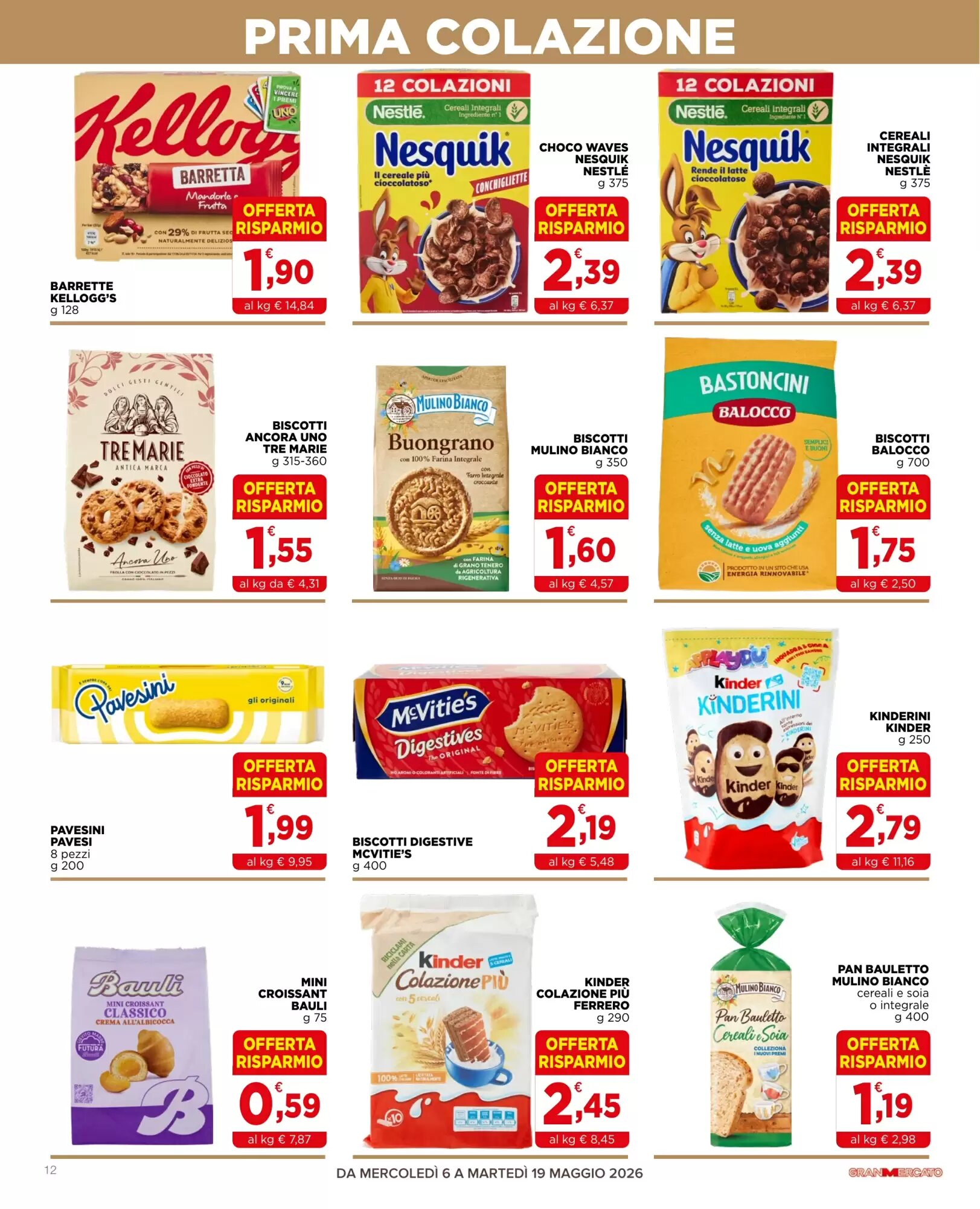 Volantino promozionale Gran mercato  valide dal 06/05/2026 - Pagina 12.