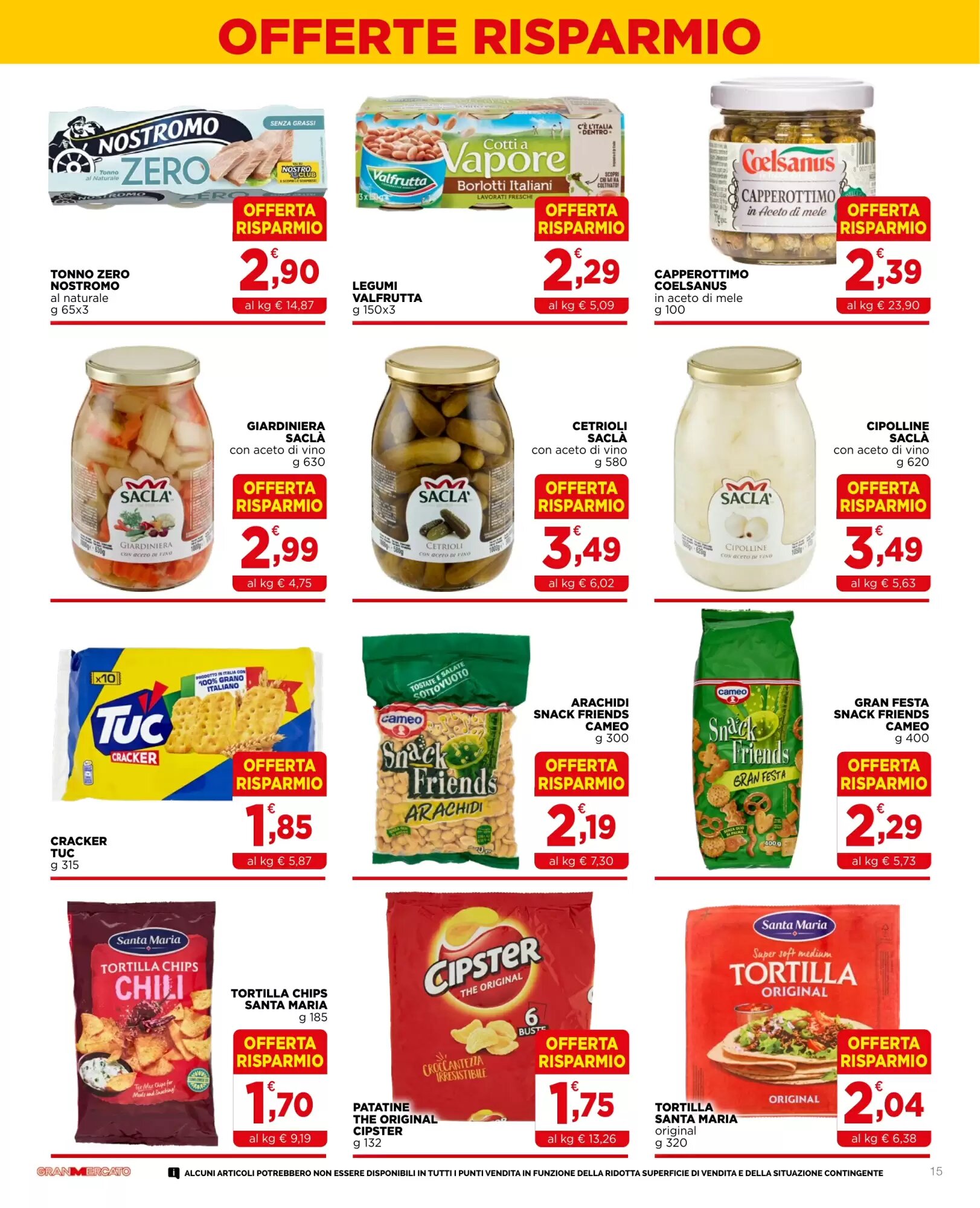 Volantino promozionale Gran mercato  valide dal 06/05/2026 - Pagina 15.
