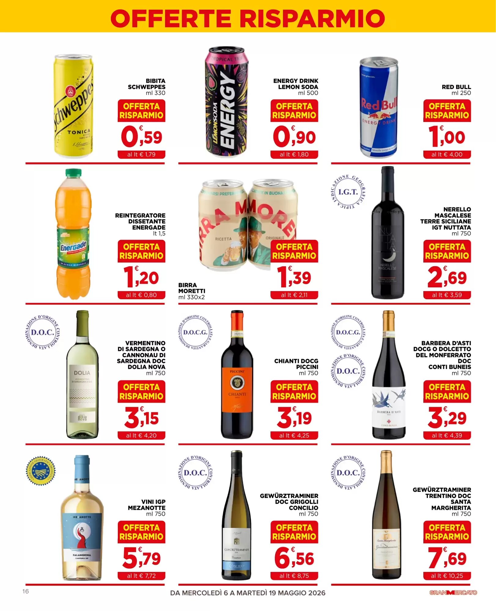 Volantino promozionale Gran mercato  valide dal 06/05/2026 - Pagina 16.