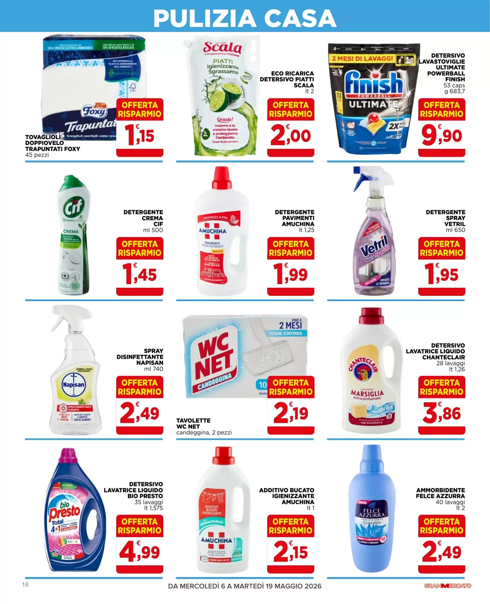 Volantino promozionale Gran mercato  valide dal 06/05/2026 - Pagina 18.
