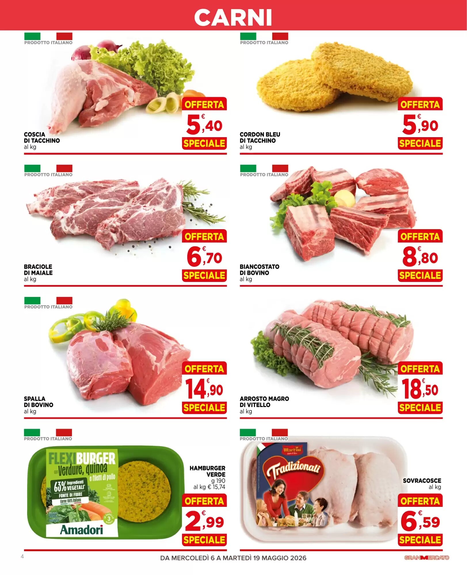 Volantino promozionale Gran mercato  valide dal 06/05/2026 - Pagina 4.