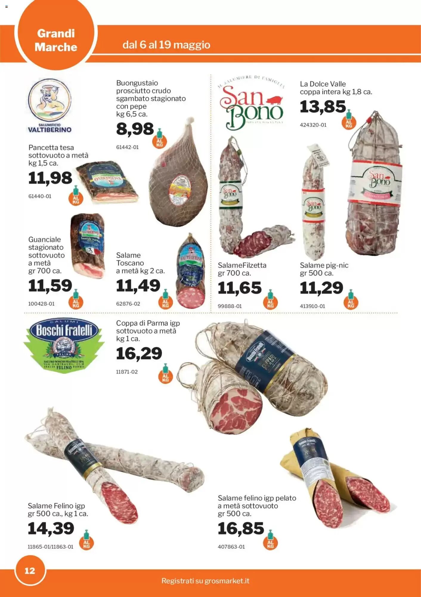 Volantino promozionale GrosMarket  valide dal 06/05/2026 - Pagina 12.