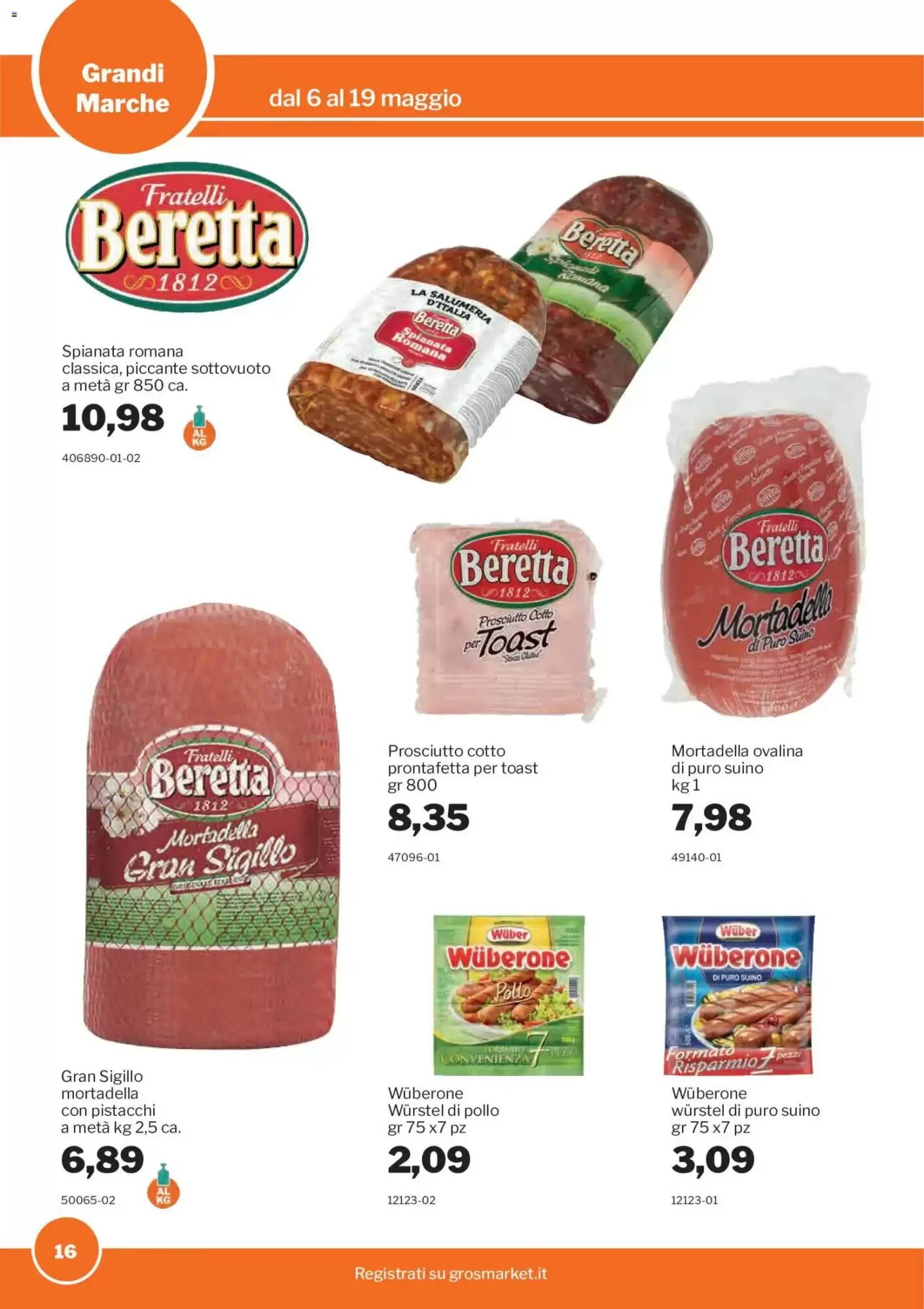 Volantino promozionale GrosMarket  valide dal 06/05/2026 - Pagina 16.