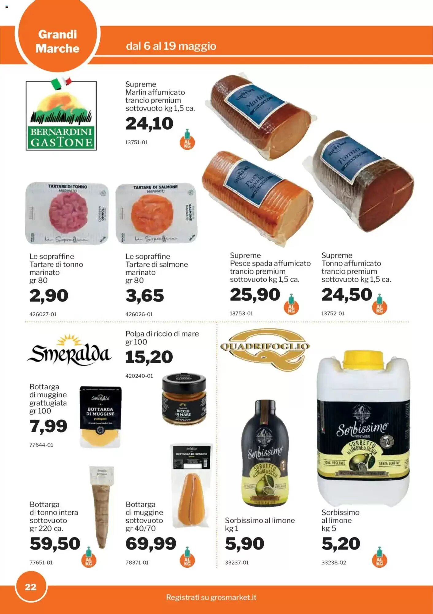 Volantino promozionale GrosMarket  valide dal 06/05/2026 - Pagina 22.