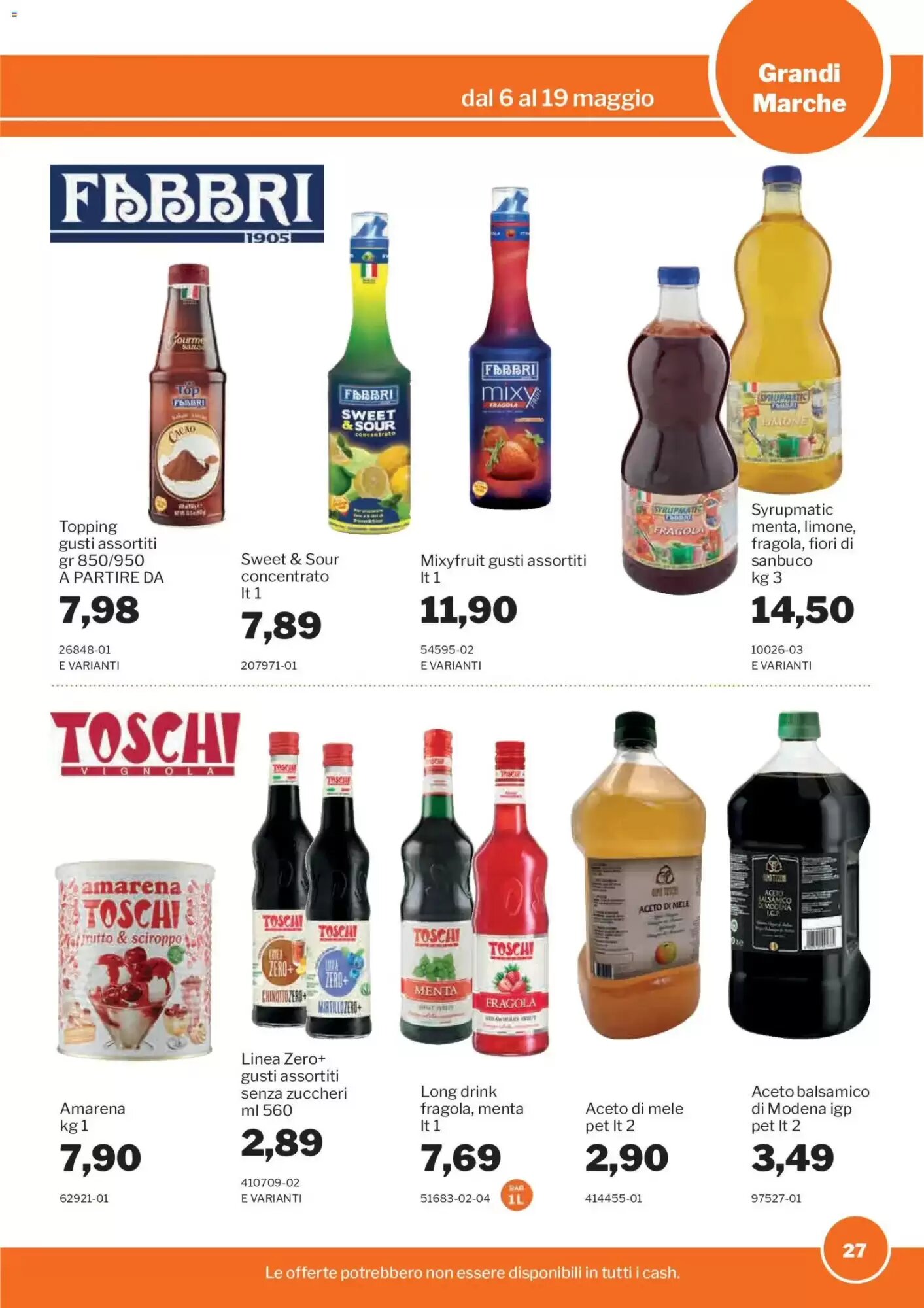 Volantino promozionale GrosMarket  valide dal 06/05/2026 - Pagina 27.