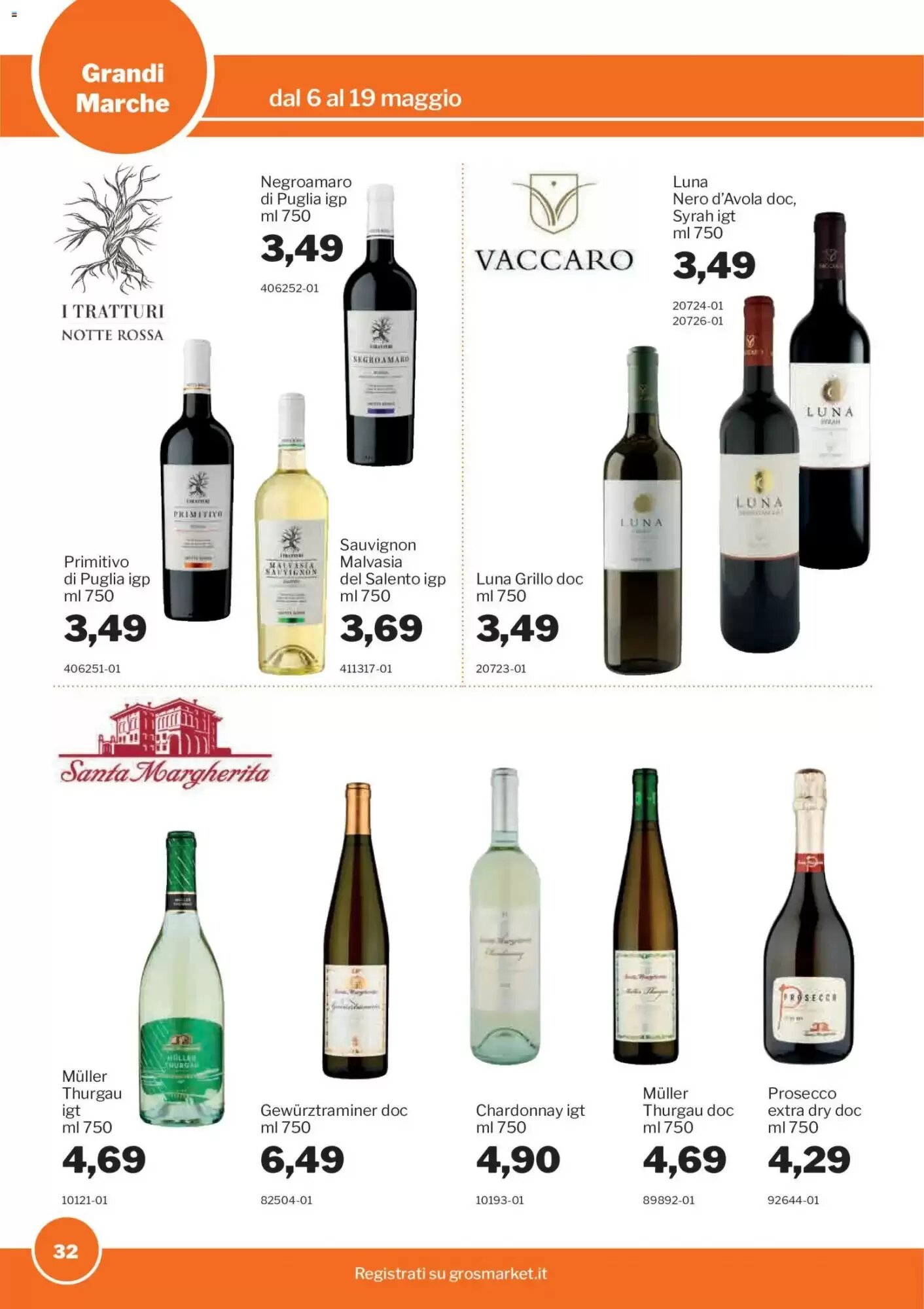 Volantino promozionale GrosMarket  valide dal 06/05/2026 - Pagina 32.