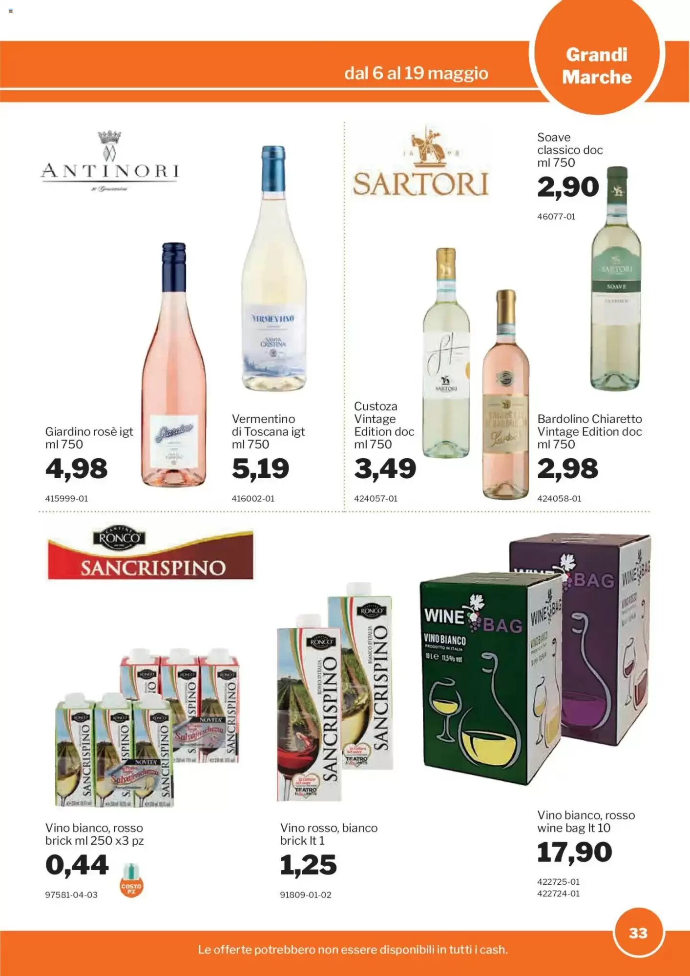 Volantino promozionale GrosMarket  valide dal 06/05/2026 - Pagina 33.