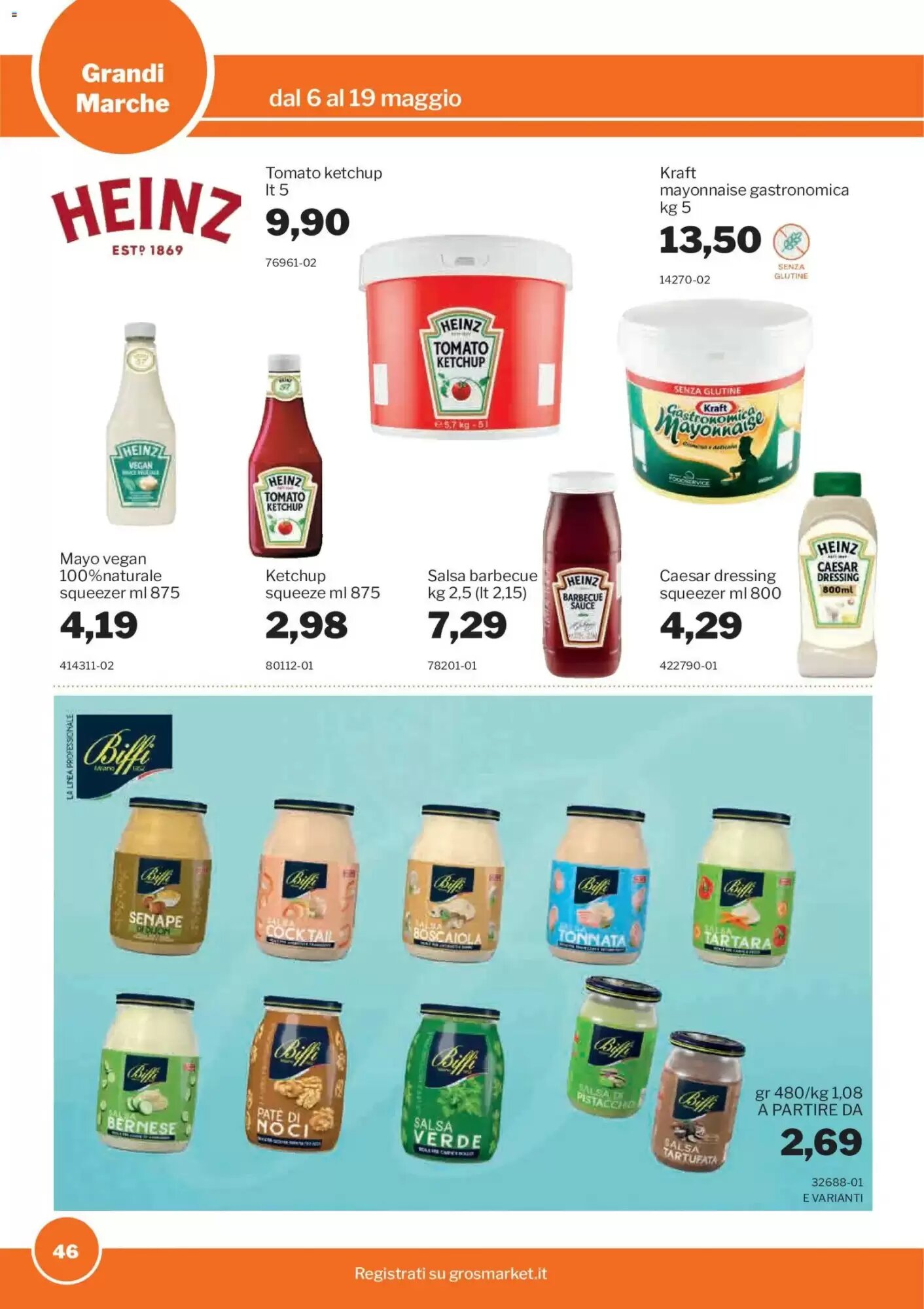Volantino promozionale GrosMarket  valide dal 06/05/2026 - Pagina 46.