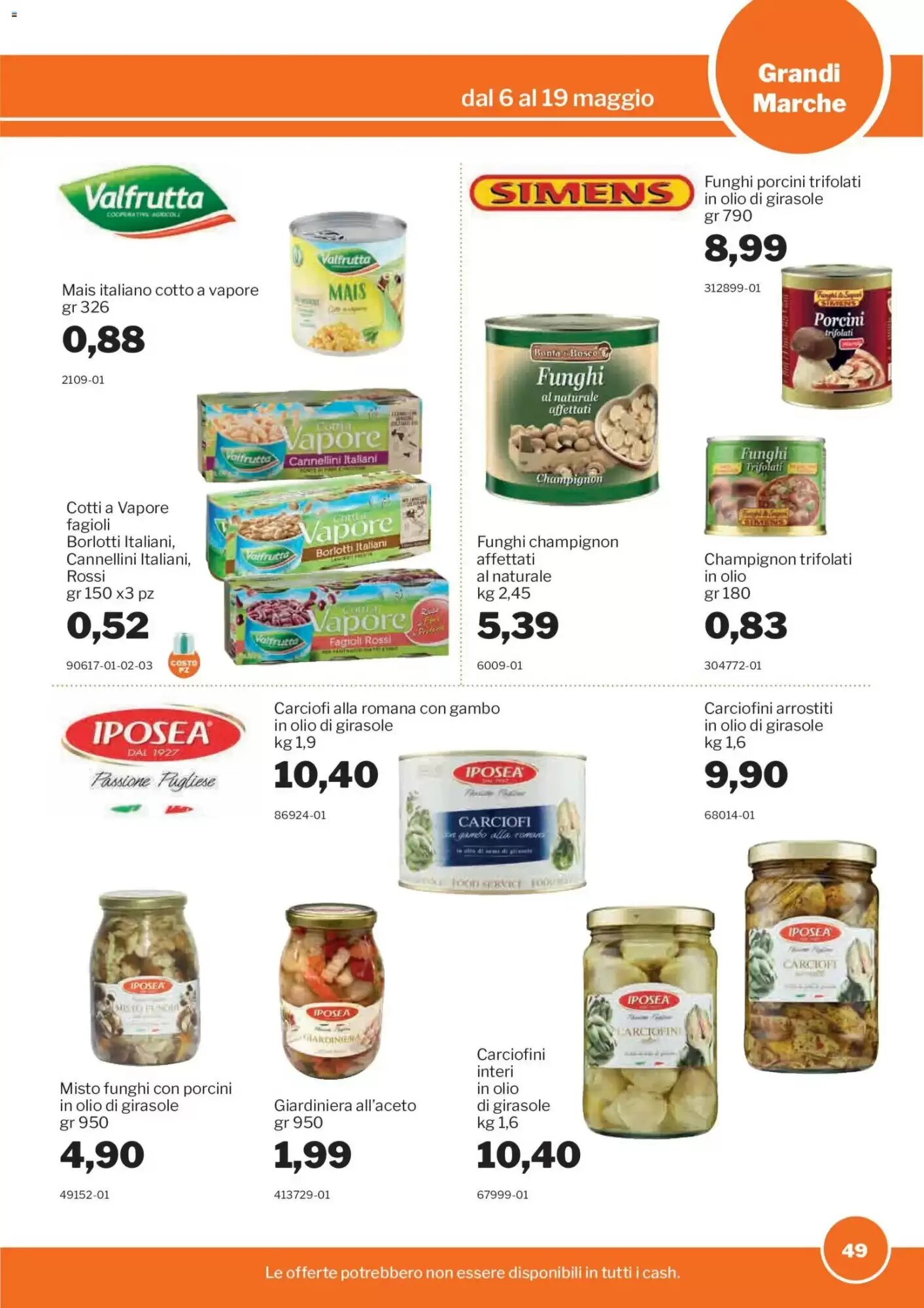 Volantino promozionale GrosMarket  valide dal 06/05/2026 - Pagina 49.