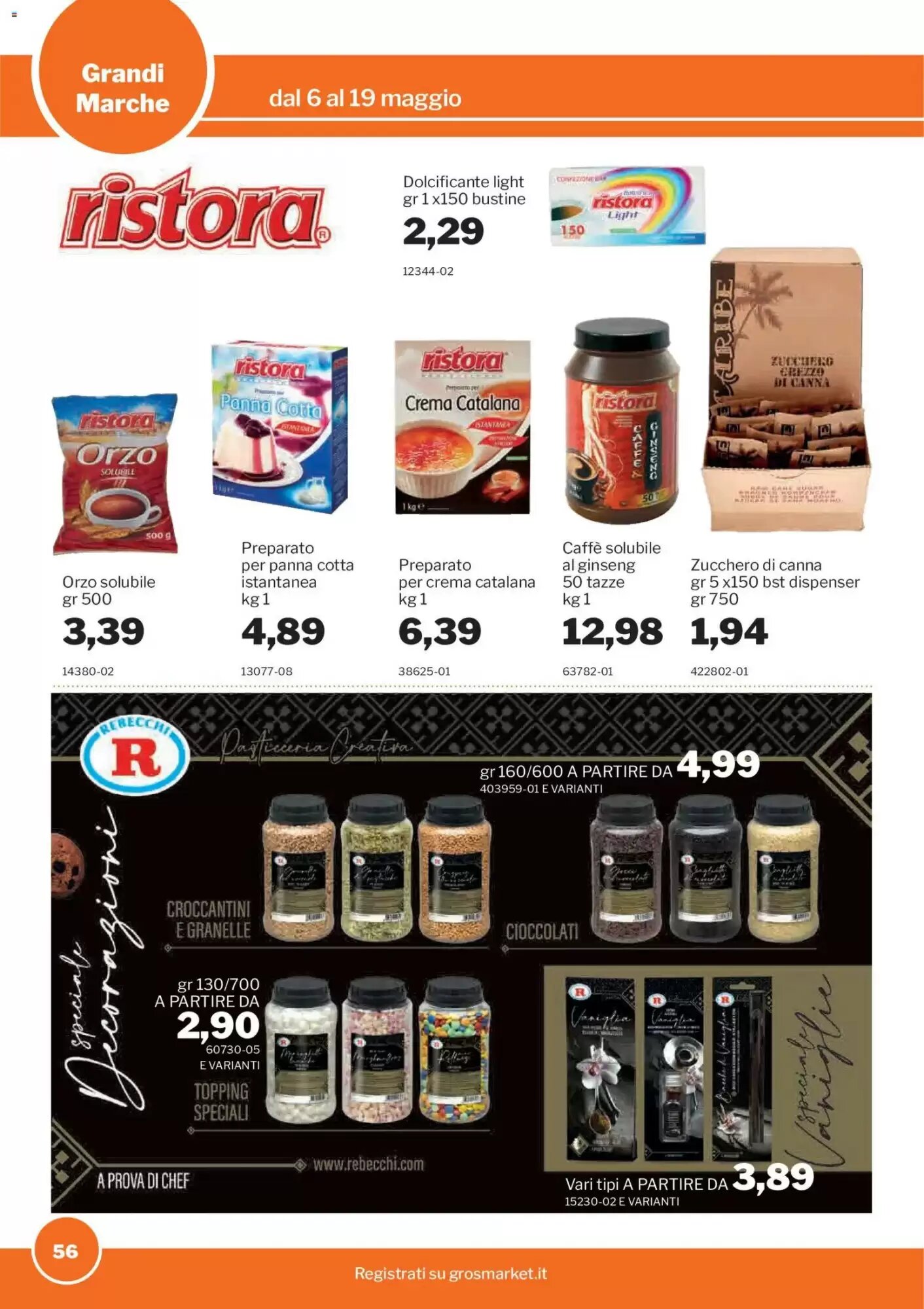 Volantino promozionale GrosMarket  valide dal 06/05/2026 - Pagina 56.