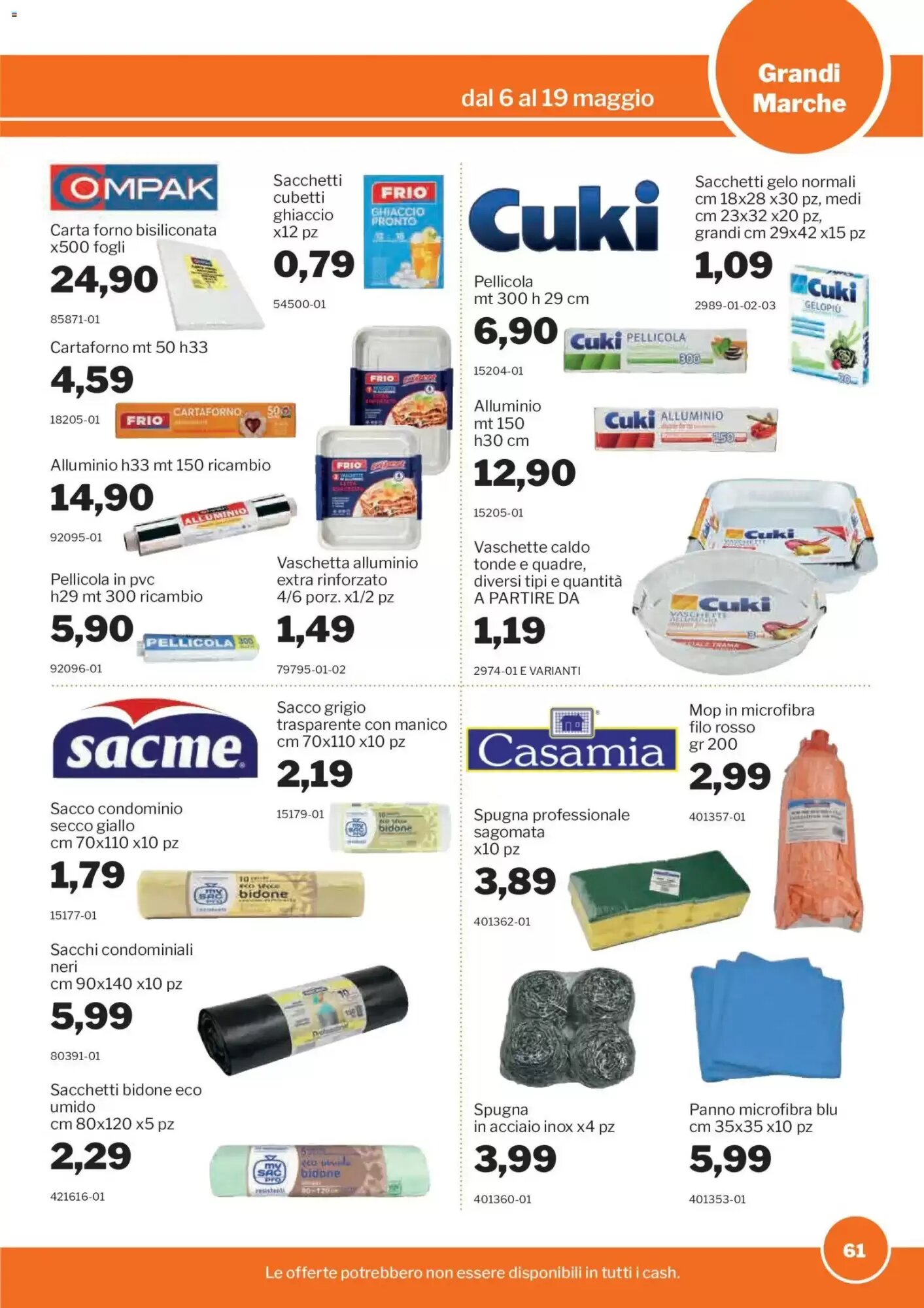 Volantino promozionale GrosMarket  valide dal 06/05/2026 - Pagina 61.