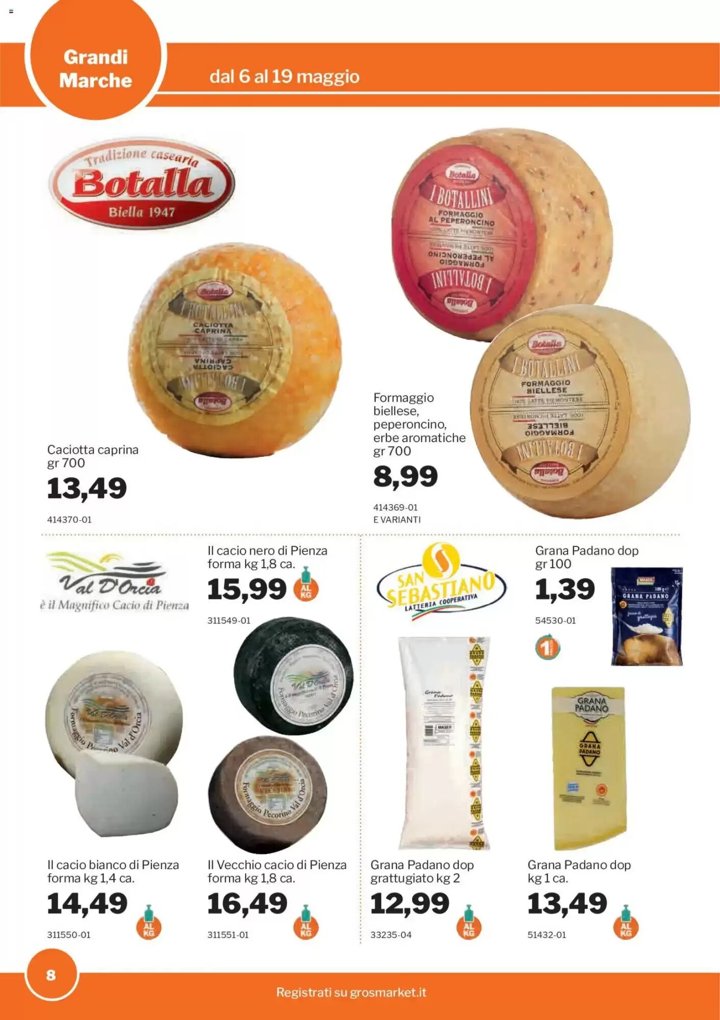Volantino promozionale GrosMarket  valide dal 06/05/2026 - Pagina 8.