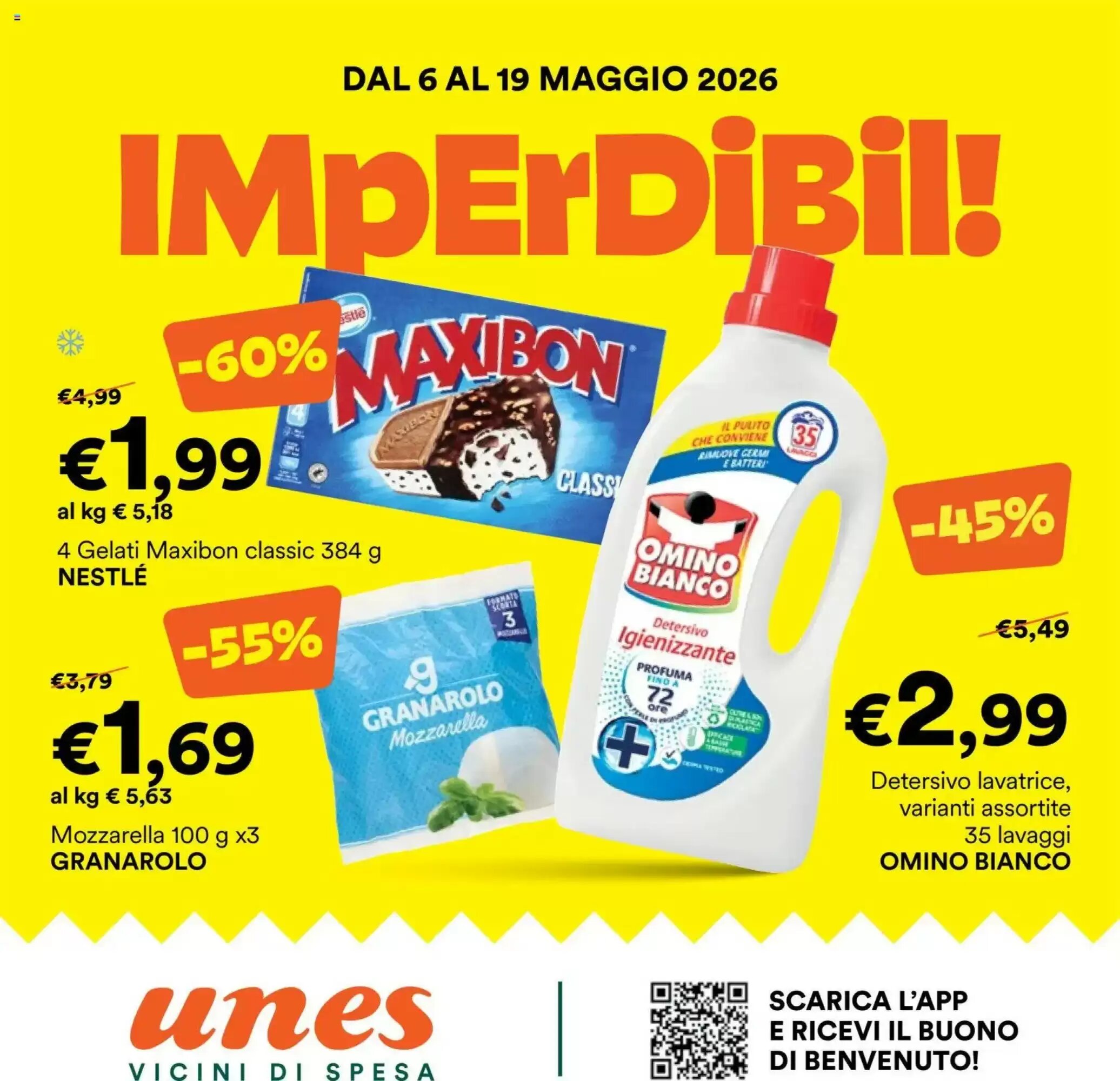 Volantino promozionale Unes  valide dal 06/05/2026 - Pagina 1.