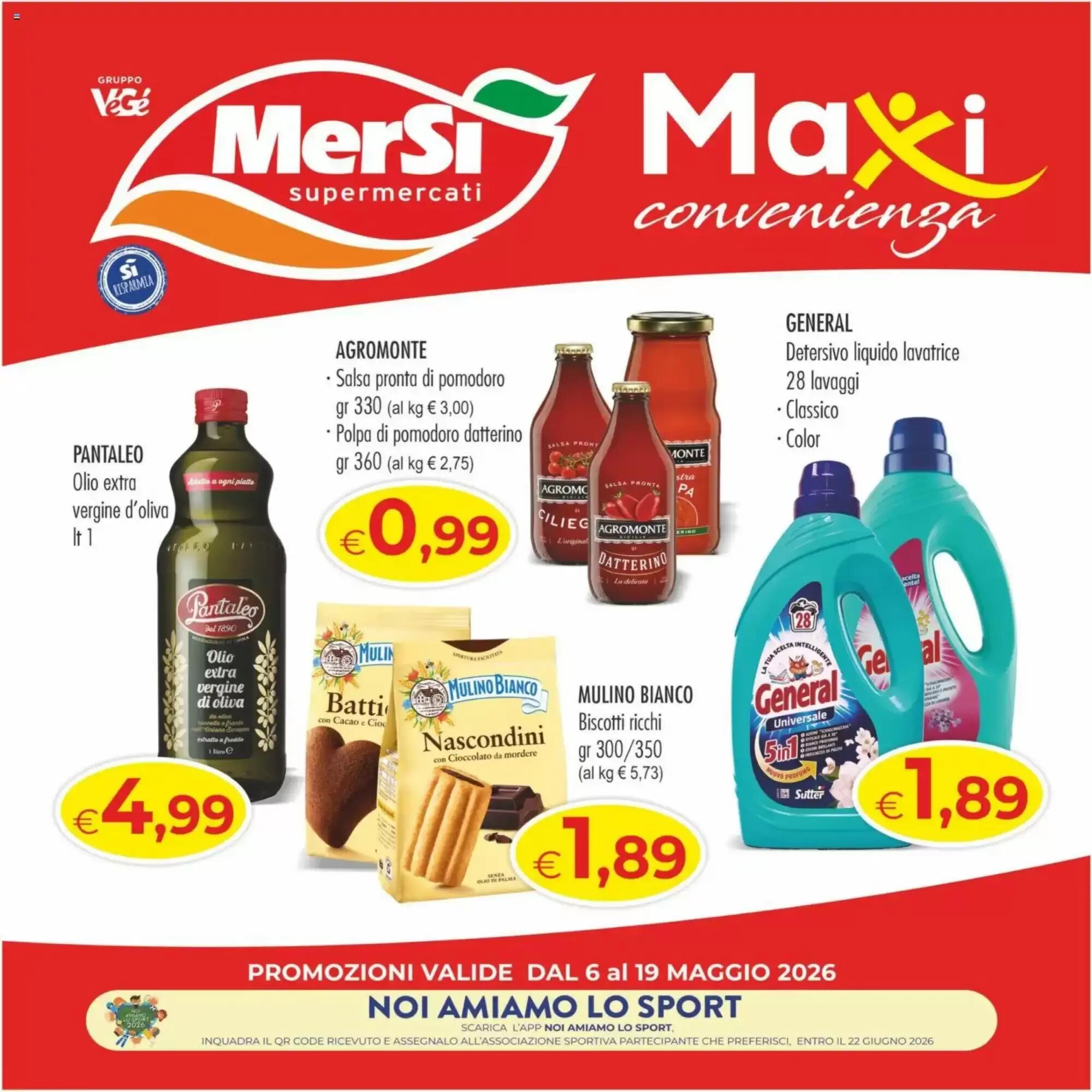 Volantino promozionale MerSi Supermercati  valide dal 06/05/2026 - Pagina 1.