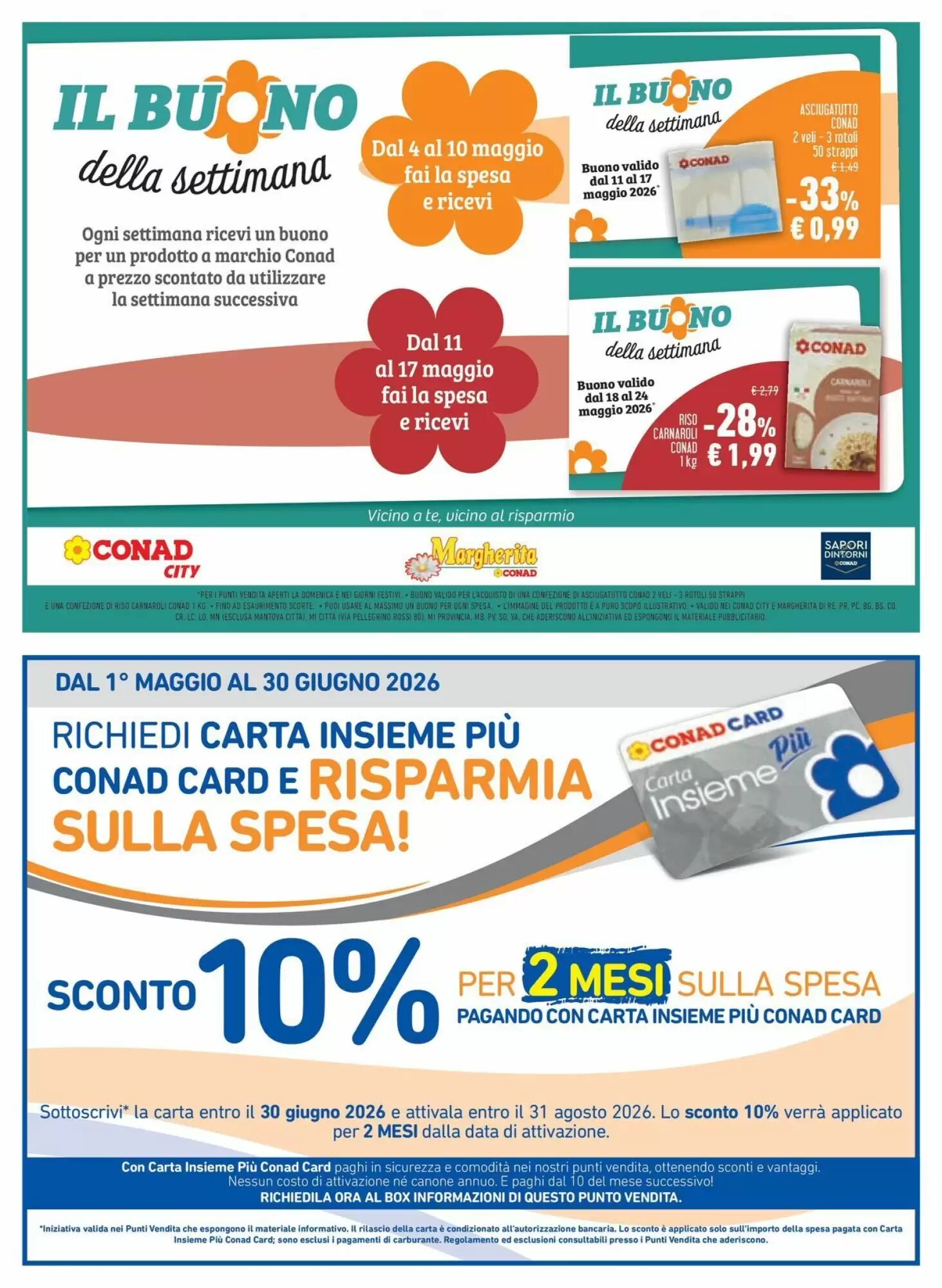 Volantino promozionale Conad Margherita  valide dal 06/05/2026 - Pagina 15.
