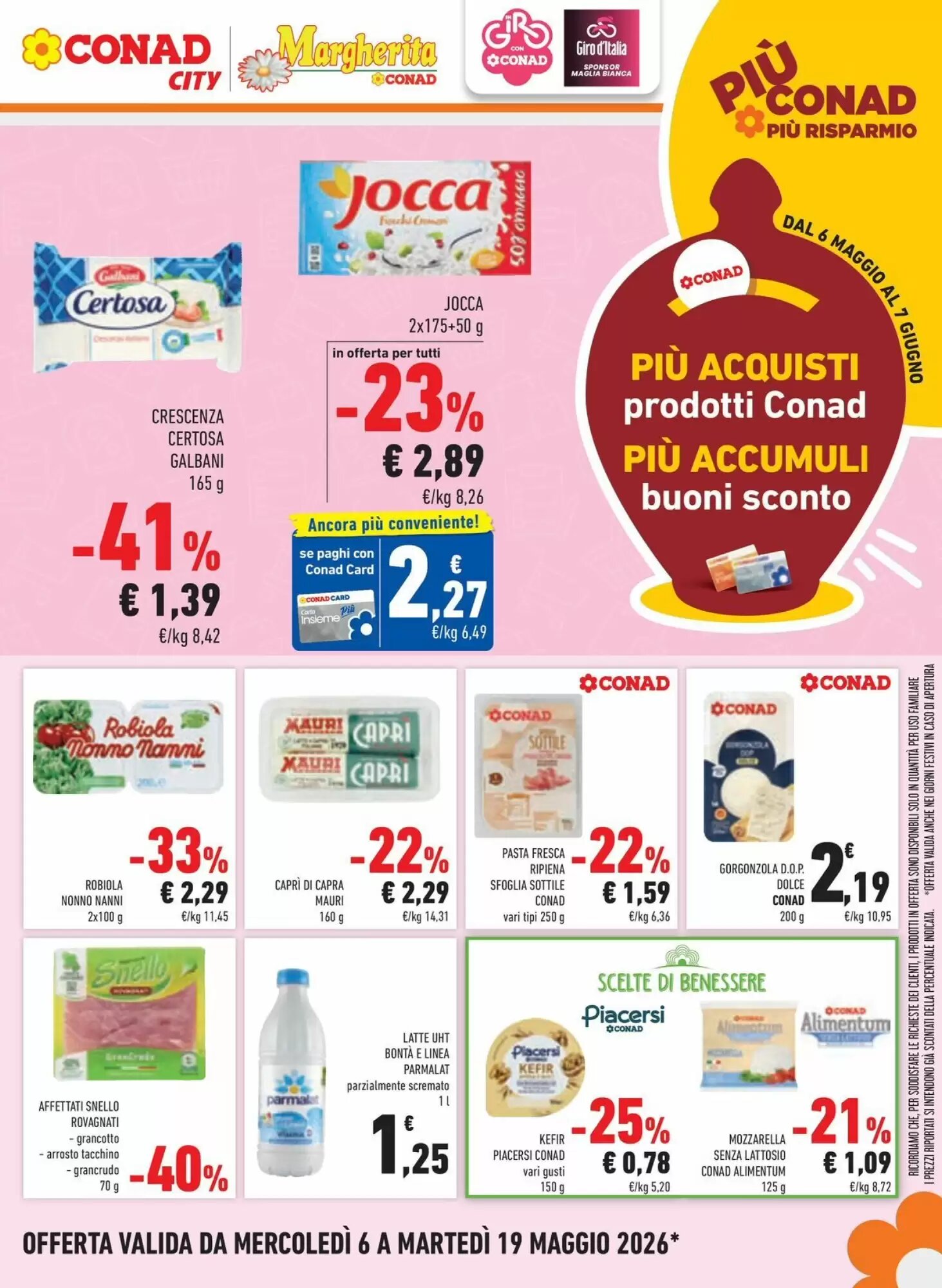 Volantino promozionale Conad Margherita  valide dal 06/05/2026 - Pagina 7.