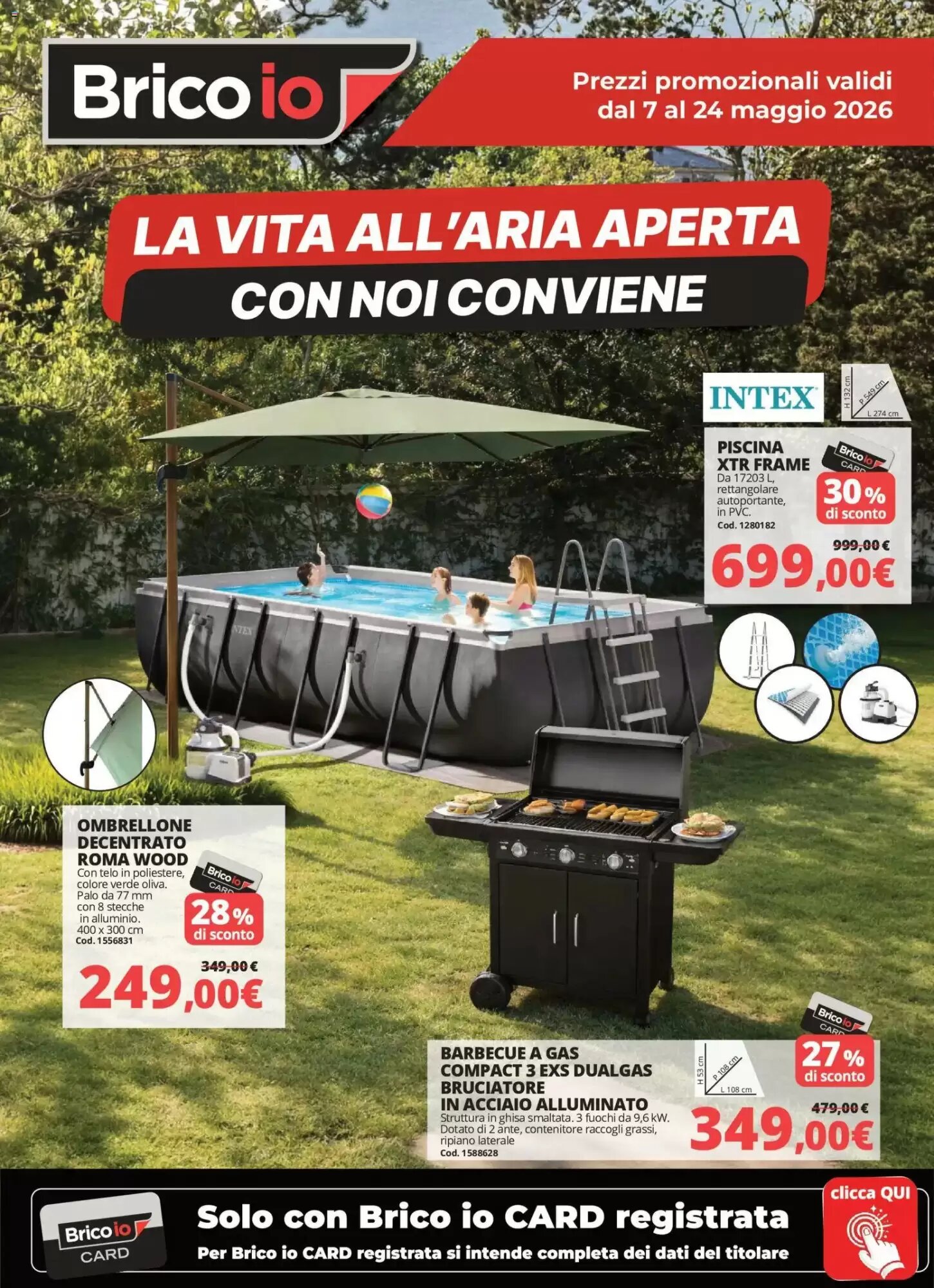 Volantino promozionale Brico Io  valide dal 07/05/2026 - Pagina 1.