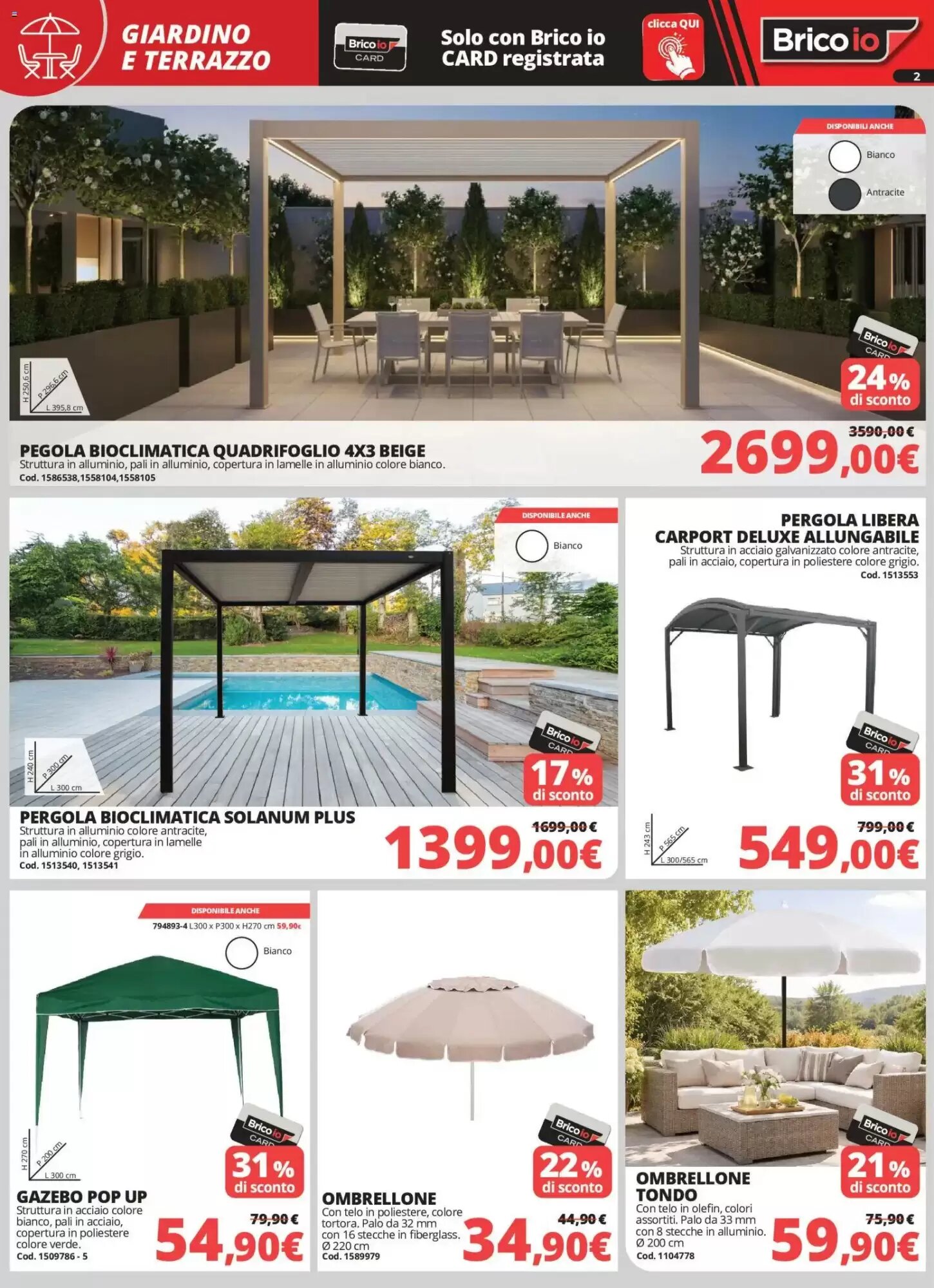 Volantino promozionale Brico Io  valide dal 07/05/2026 - Pagina 2.