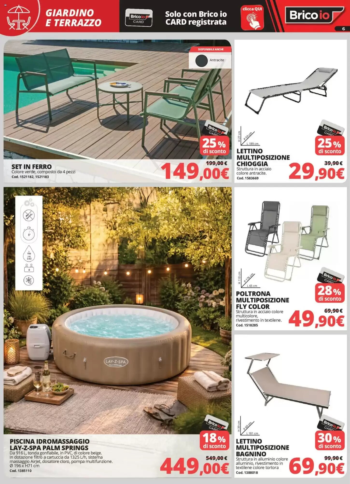 Volantino promozionale Brico Io  valide dal 07/05/2026 - Pagina 6.