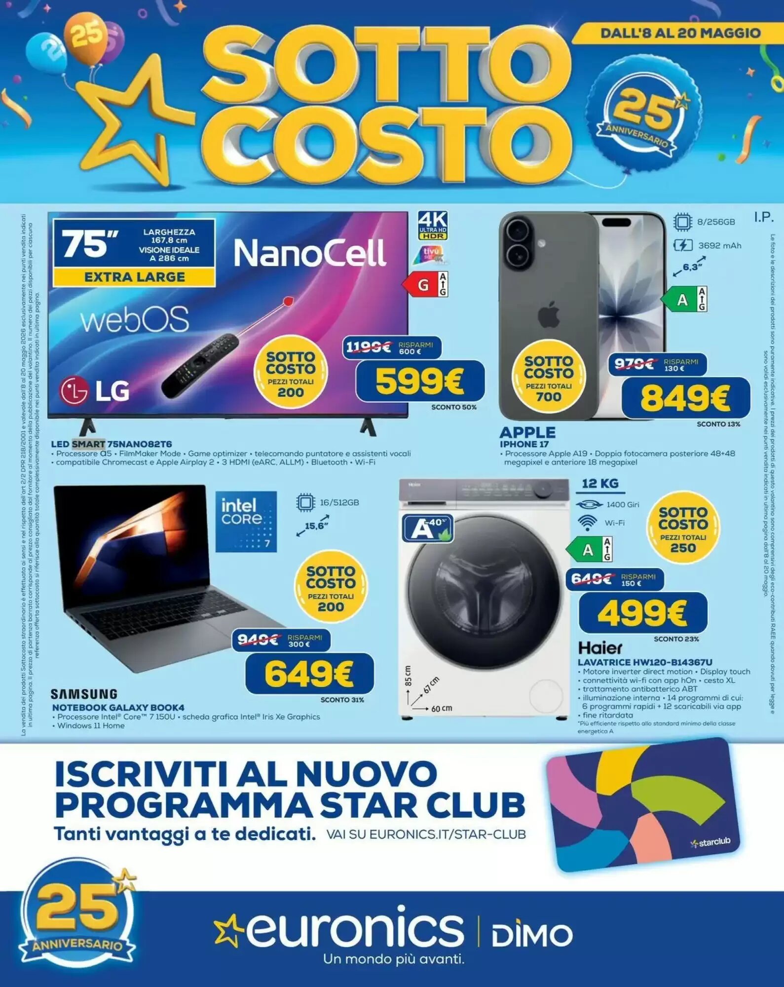 Volantino promozionale DIMOStore  valide dal 07/05/2026 - Pagina 1.