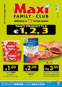Volantino promozionale Maxi Family  valide dal 07/05/2026