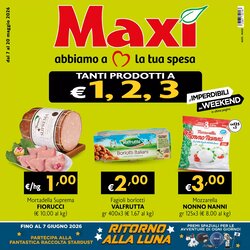 Volantino promozionale Maxi Supermercati  valide dal 07/05/2026