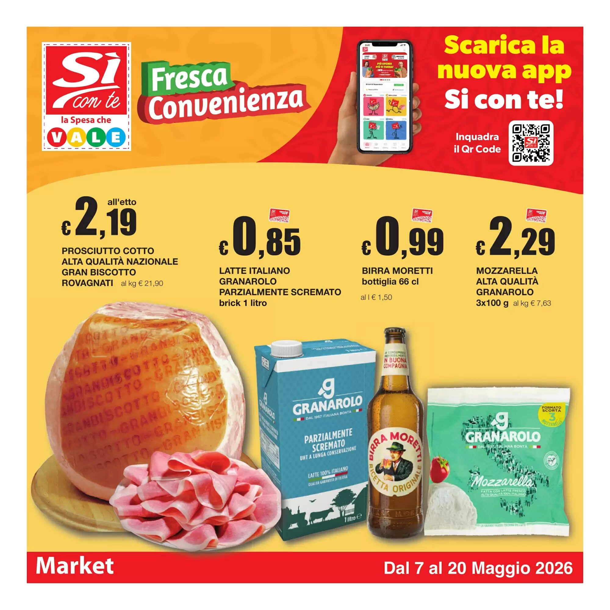 Volantino promozionale Sì con te  valide dal 07/05/2026 - Pagina 1.