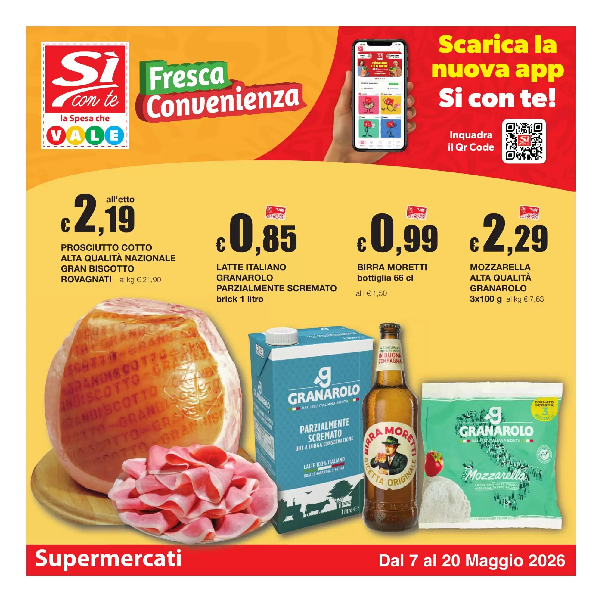 Volantino promozionale Sì con te  valide dal 07/05/2026 - Pagina 1.