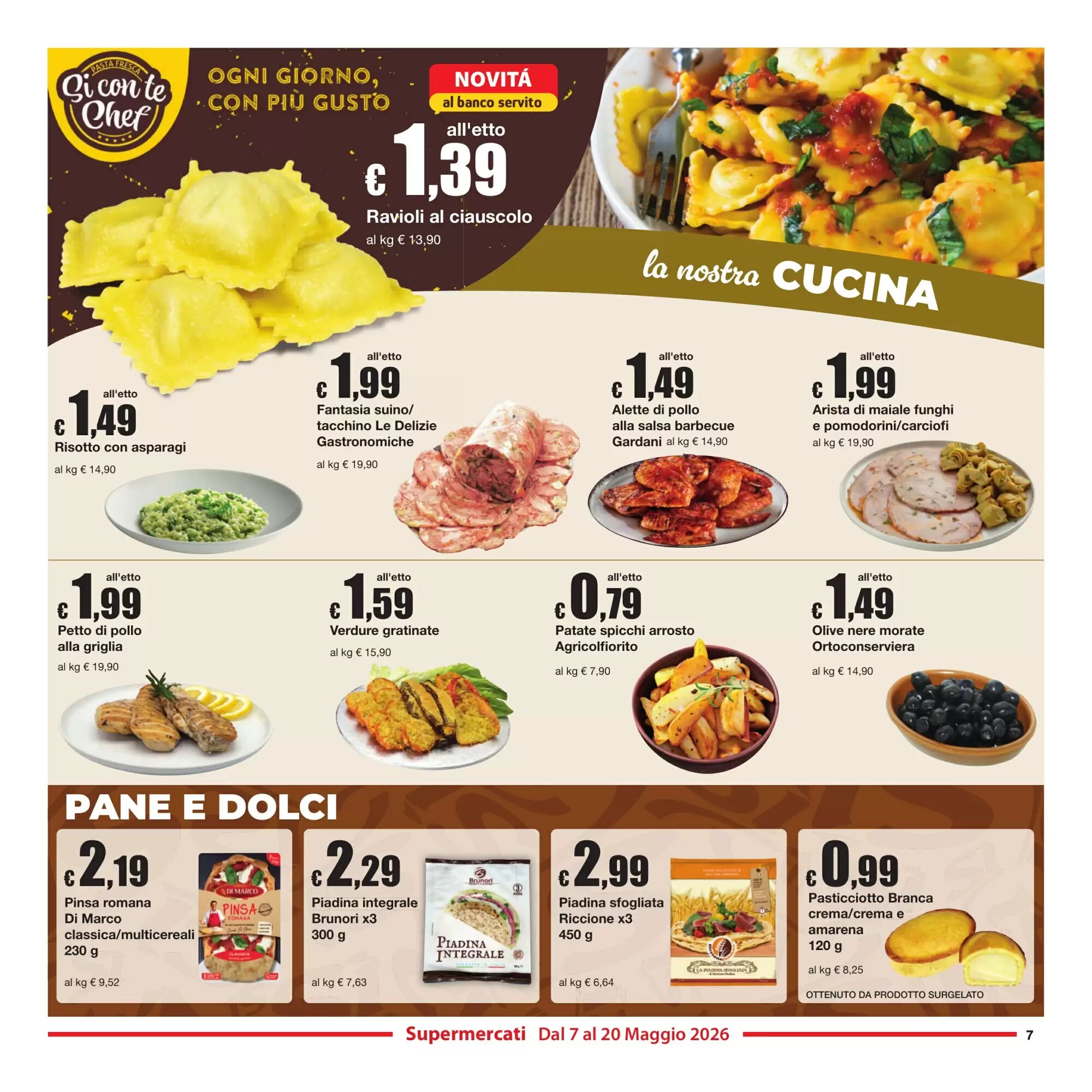 Volantino promozionale Sì con te  valide dal 07/05/2026 - Pagina 7.