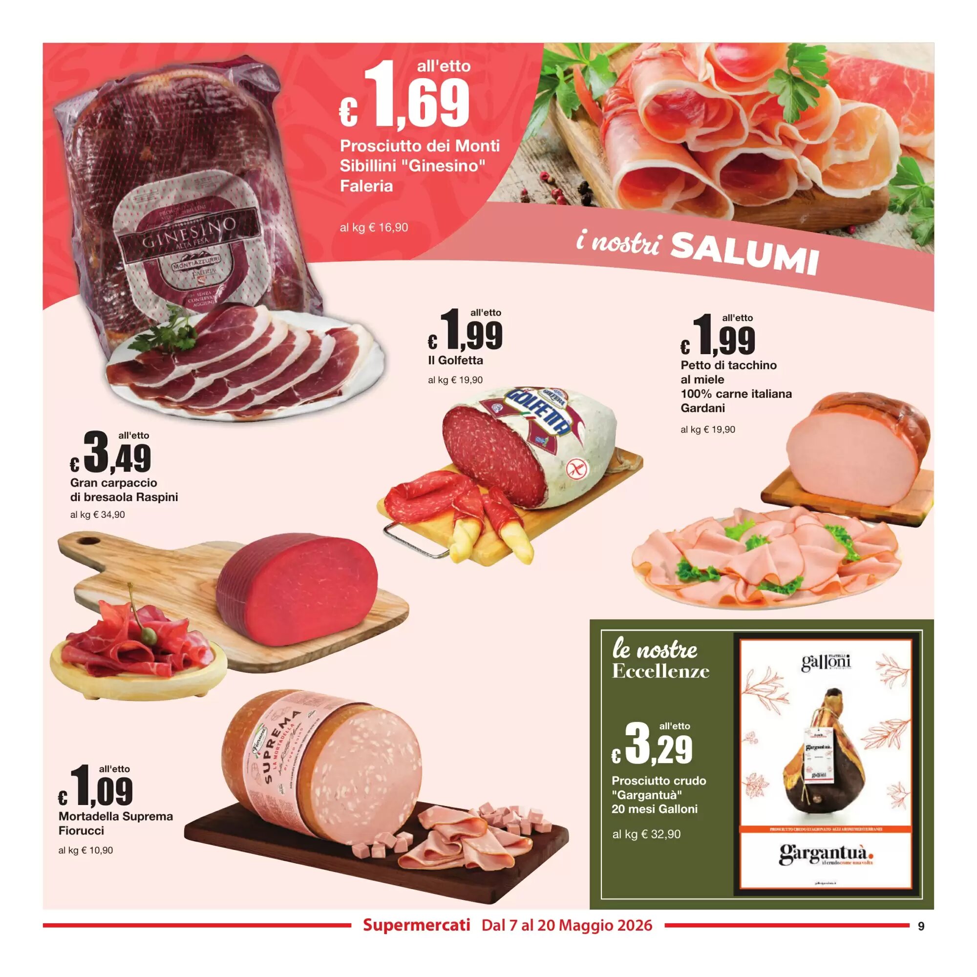 Volantino promozionale Sì con te  valide dal 07/05/2026 - Pagina 9.