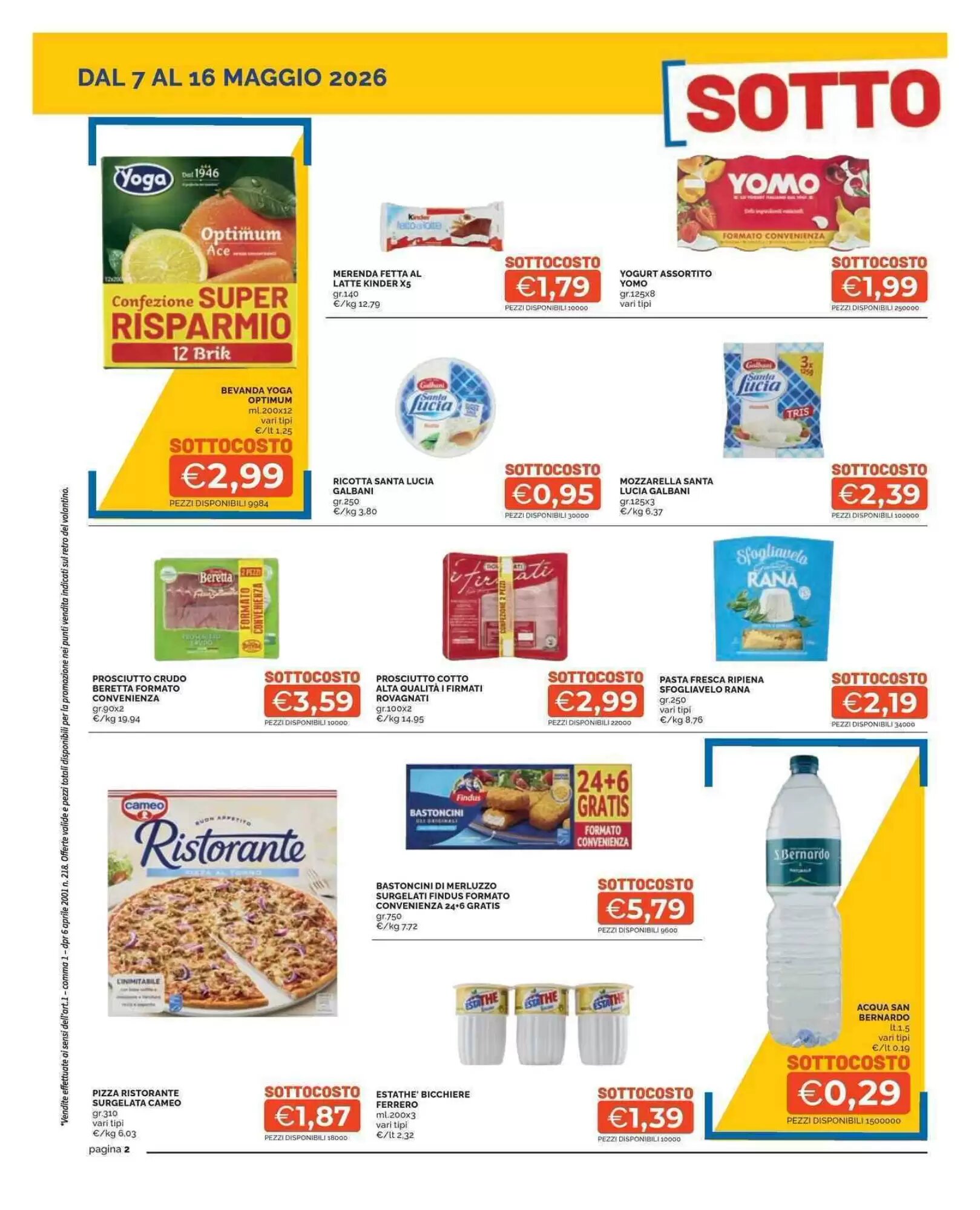 Volantino promozionale Mercatò  valide dal 07/05/2026 - Pagina 2.