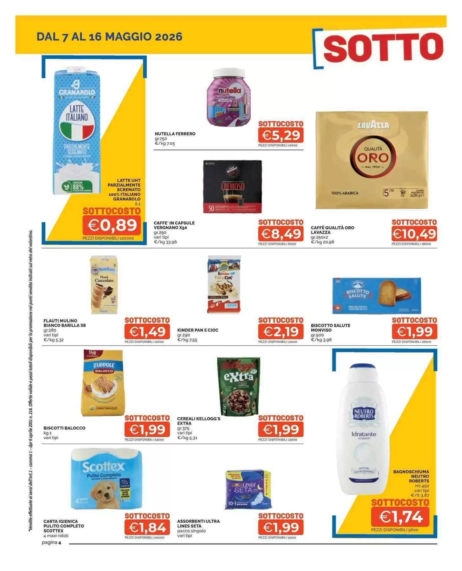 Volantino promozionale Mercatò  valide dal 07/05/2026 - Pagina 4.