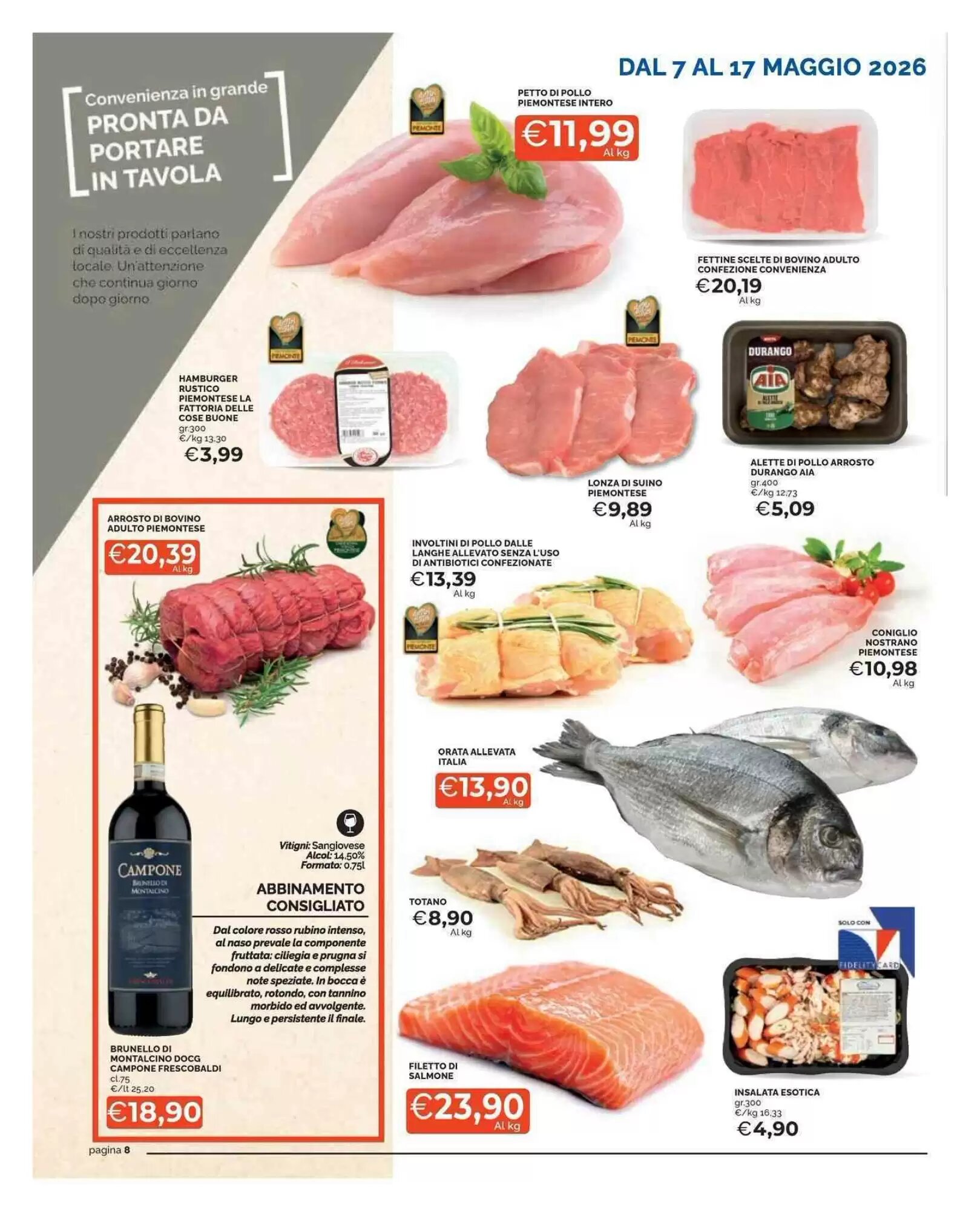 Volantino promozionale Mercatò  valide dal 07/05/2026 - Pagina 8.