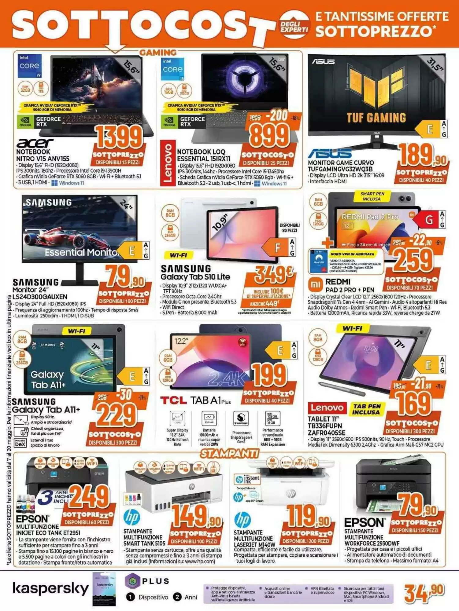 Volantino promozionale Expert  valide dal 07/05/2026 - Pagina 7.