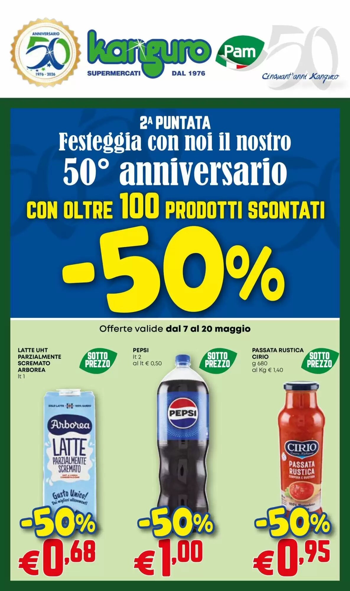 Volantino promozionale Kanguro  valide dal 07/05/2026 - Pagina 1.