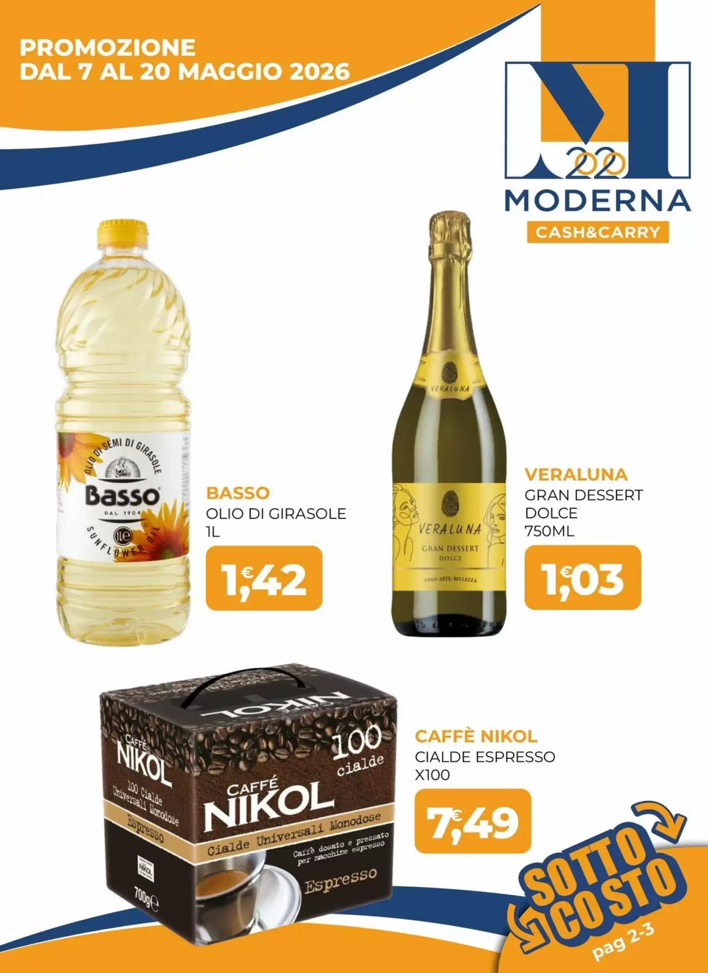 Volantino promozionale Moderna  valide dal 07/05/2026 - Pagina 1.