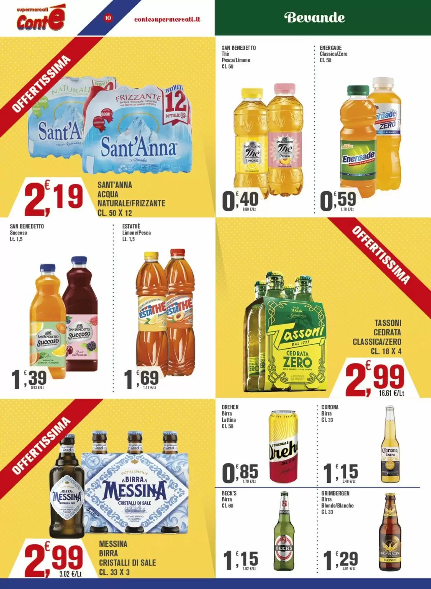 Volantino promozionale Conté Supermercati  valide dal 07/05/2026 - Pagina 10.