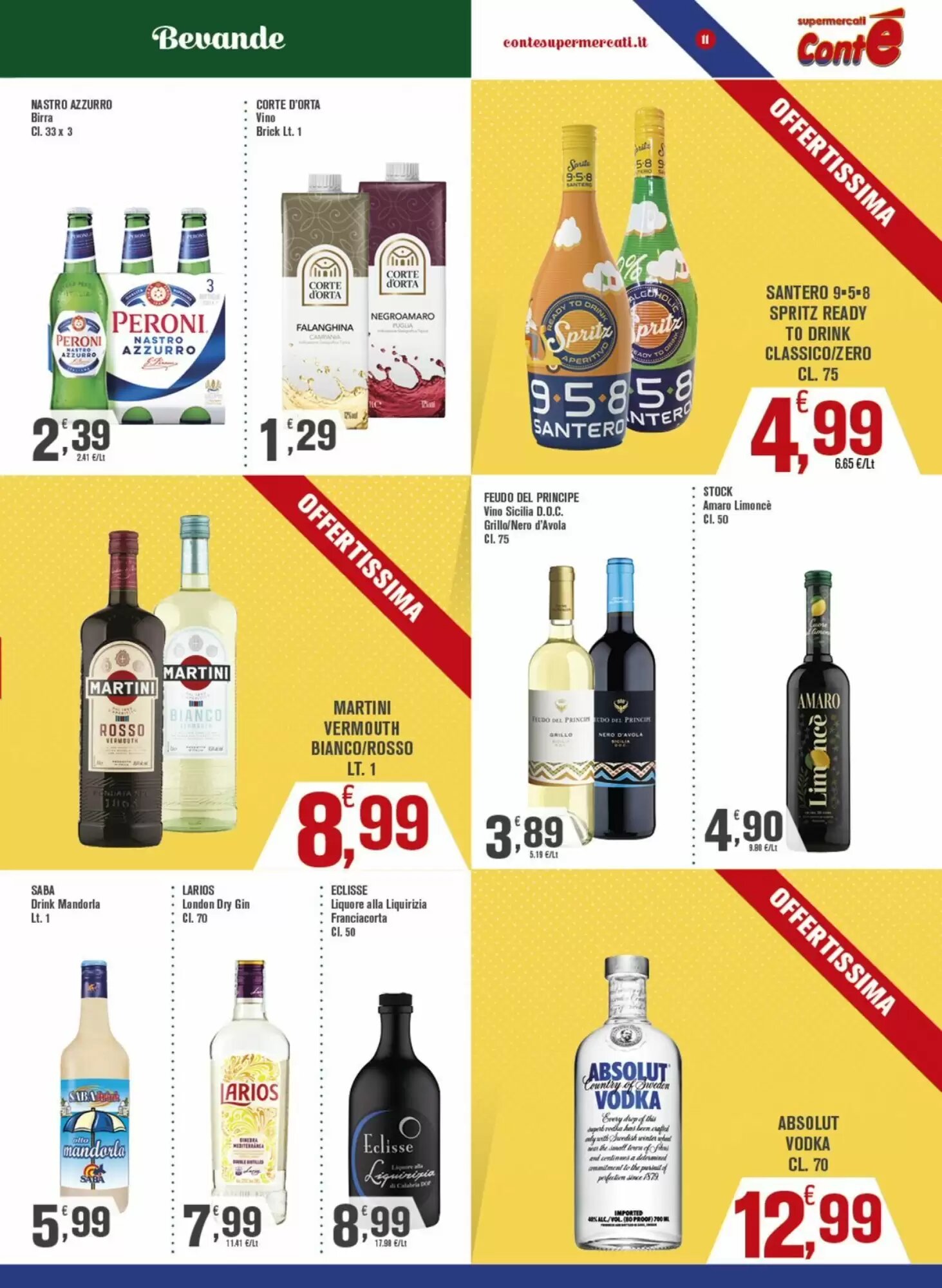 Volantino promozionale Conté Supermercati  valide dal 07/05/2026 - Pagina 11.