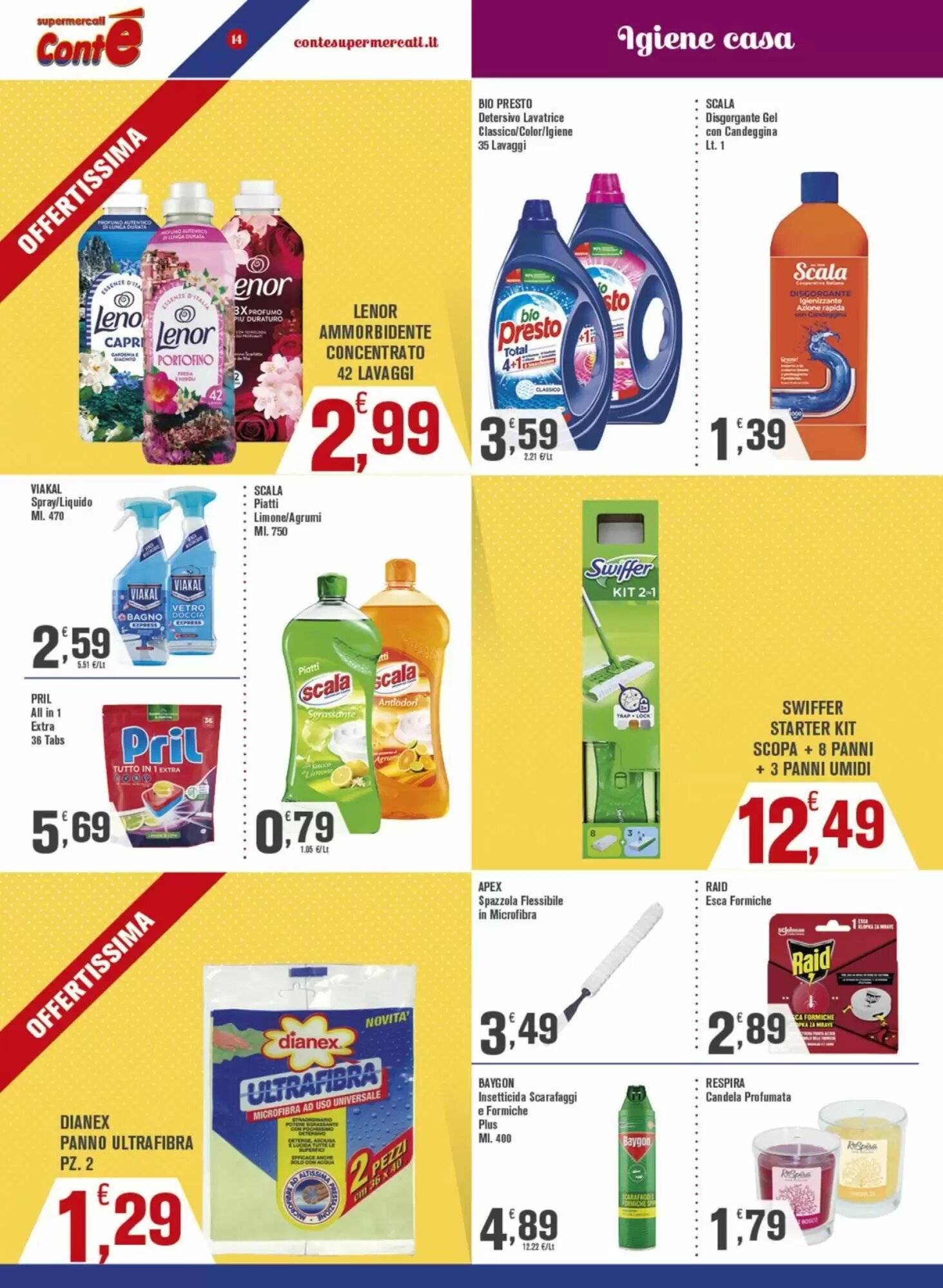 Volantino promozionale Conté Supermercati  valide dal 07/05/2026 - Pagina 14.
