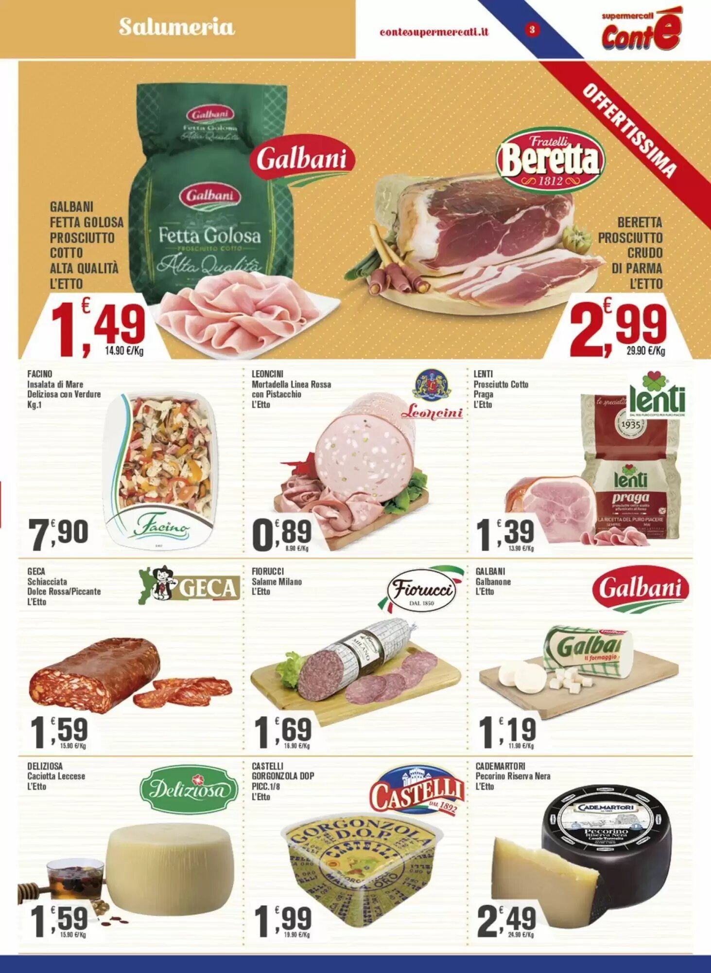 Volantino promozionale Conté Supermercati  valide dal 07/05/2026 - Pagina 3.