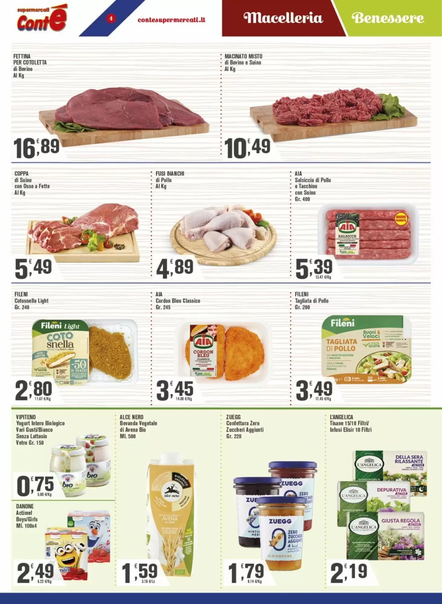Volantino promozionale Conté Supermercati  valide dal 07/05/2026 - Pagina 4.