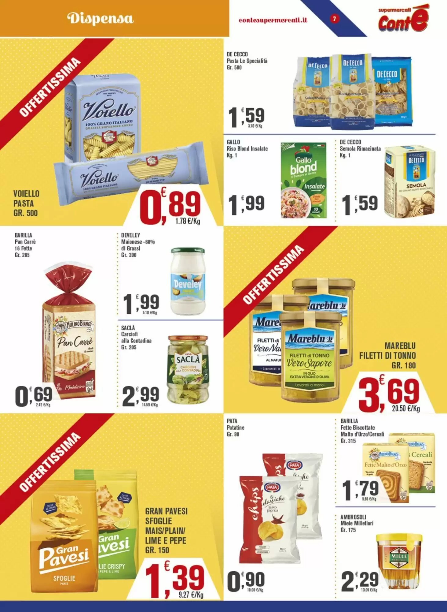 Volantino promozionale Conté Supermercati  valide dal 07/05/2026 - Pagina 7.