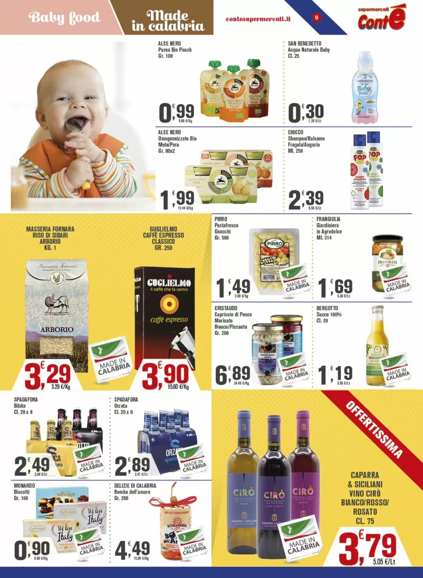 Volantino promozionale Conté Supermercati  valide dal 07/05/2026 - Pagina 9.