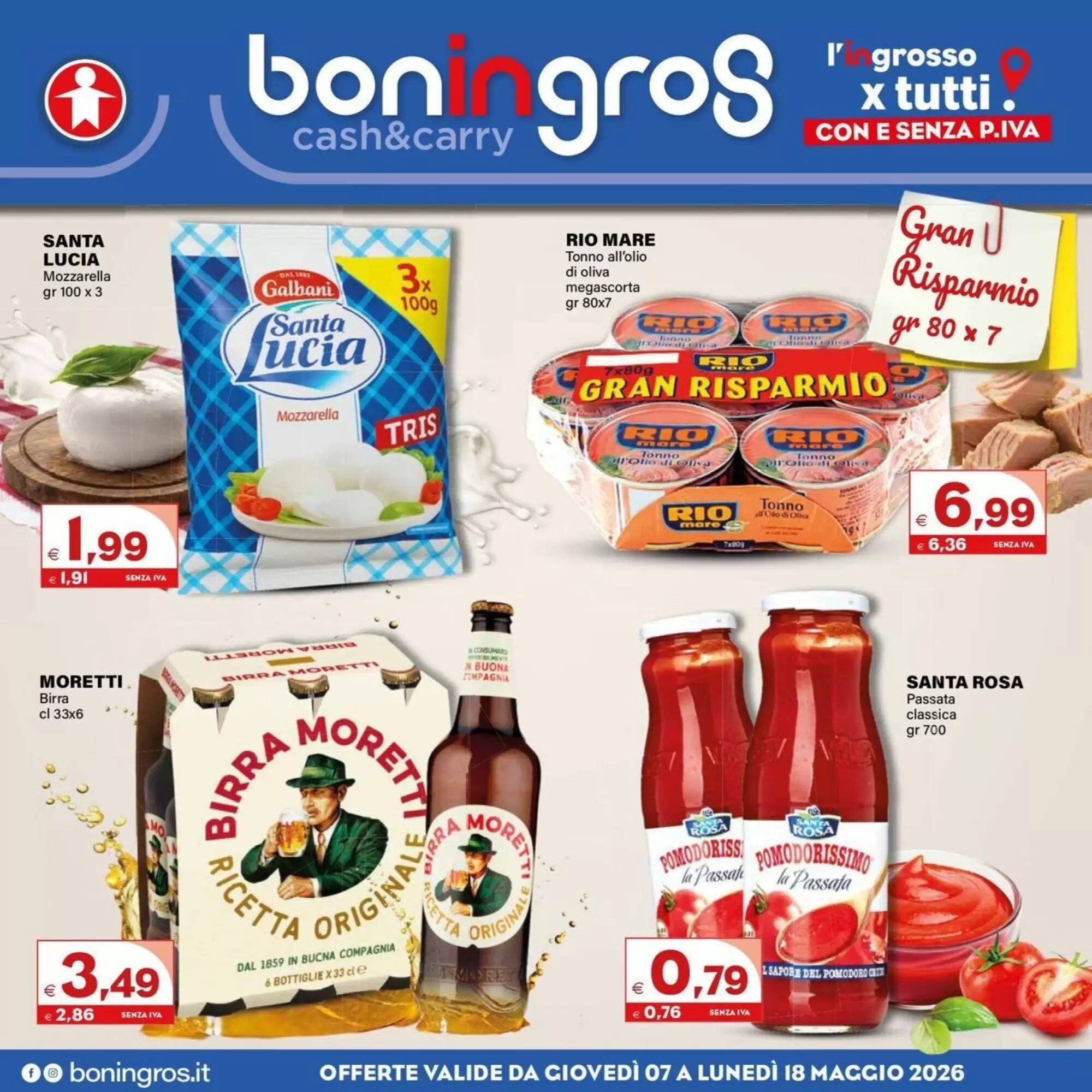 Volantino promozionale Boningros Cash and Carry  valide dal 07/05/2026 - Pagina 1.