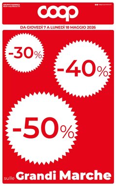 Volantino promozionale Coop  valide dal 07/05/2026