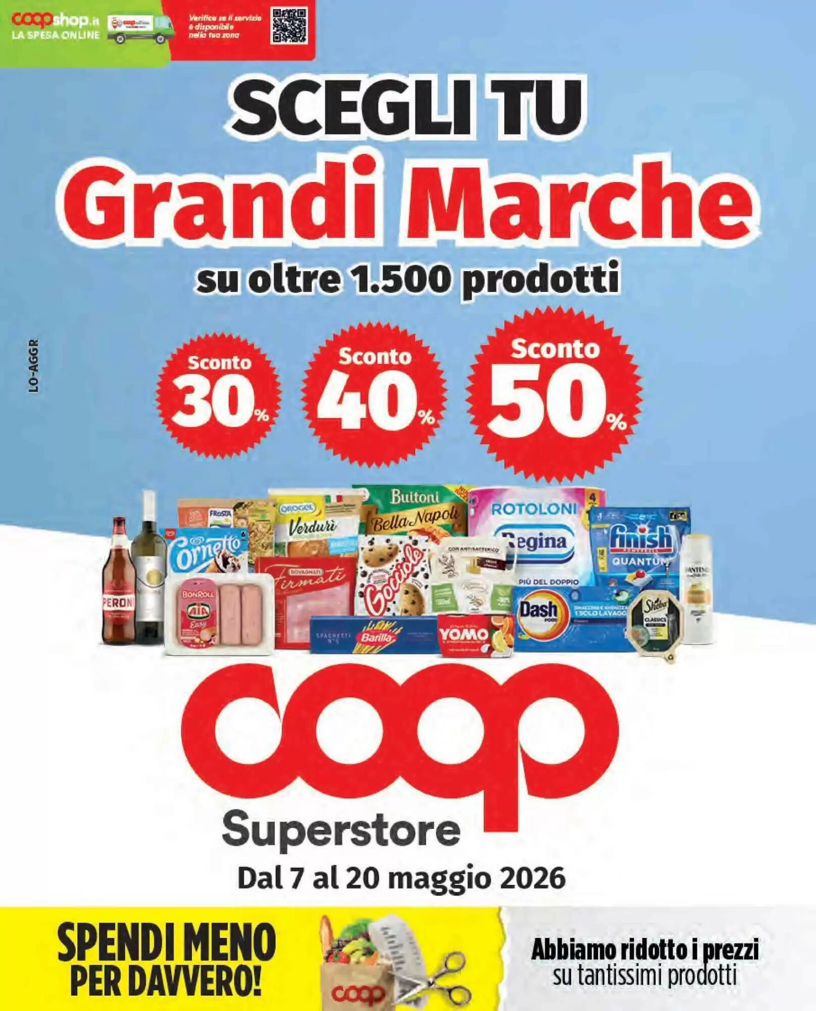 Volantino promozionale Coop Superstore  valide dal 07/05/2026 - Pagina 1.