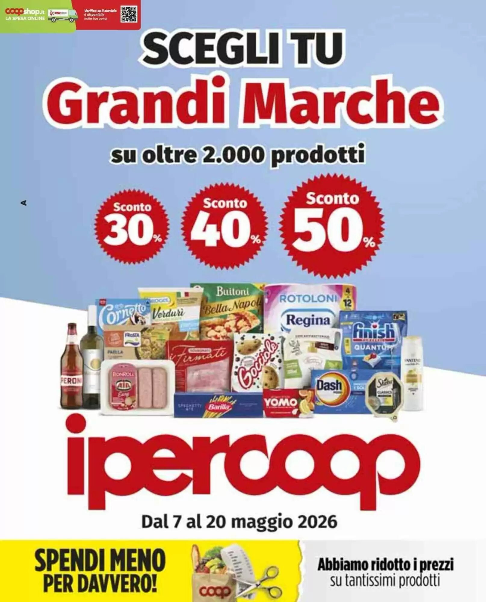 Volantino promozionale Ipercoop  valide dal 07/05/2026 - Pagina 1.
